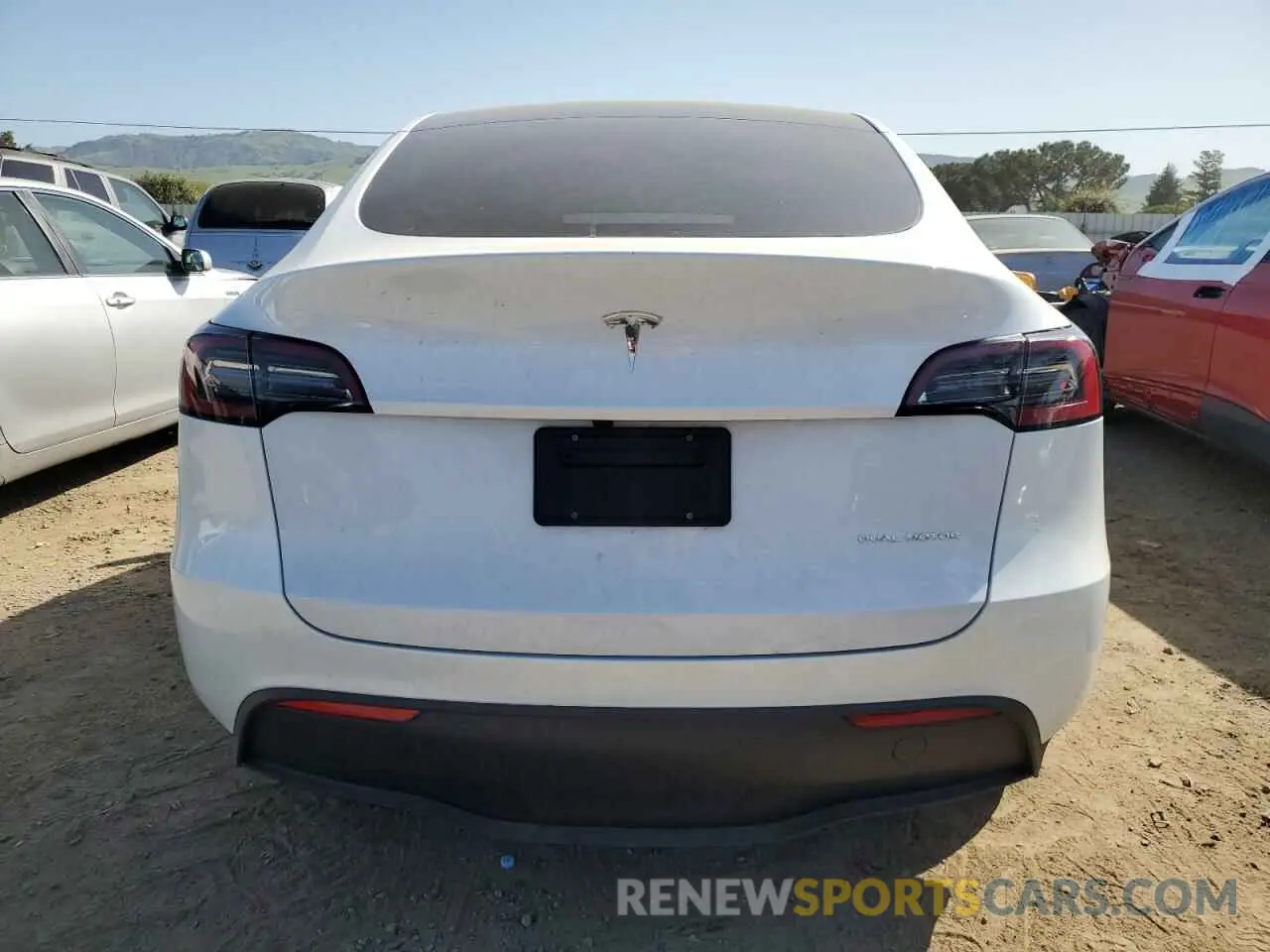 6 fotografías del automóvil dañado 7SAYGDEE0RF081948 TESLA MODEL Y 2024