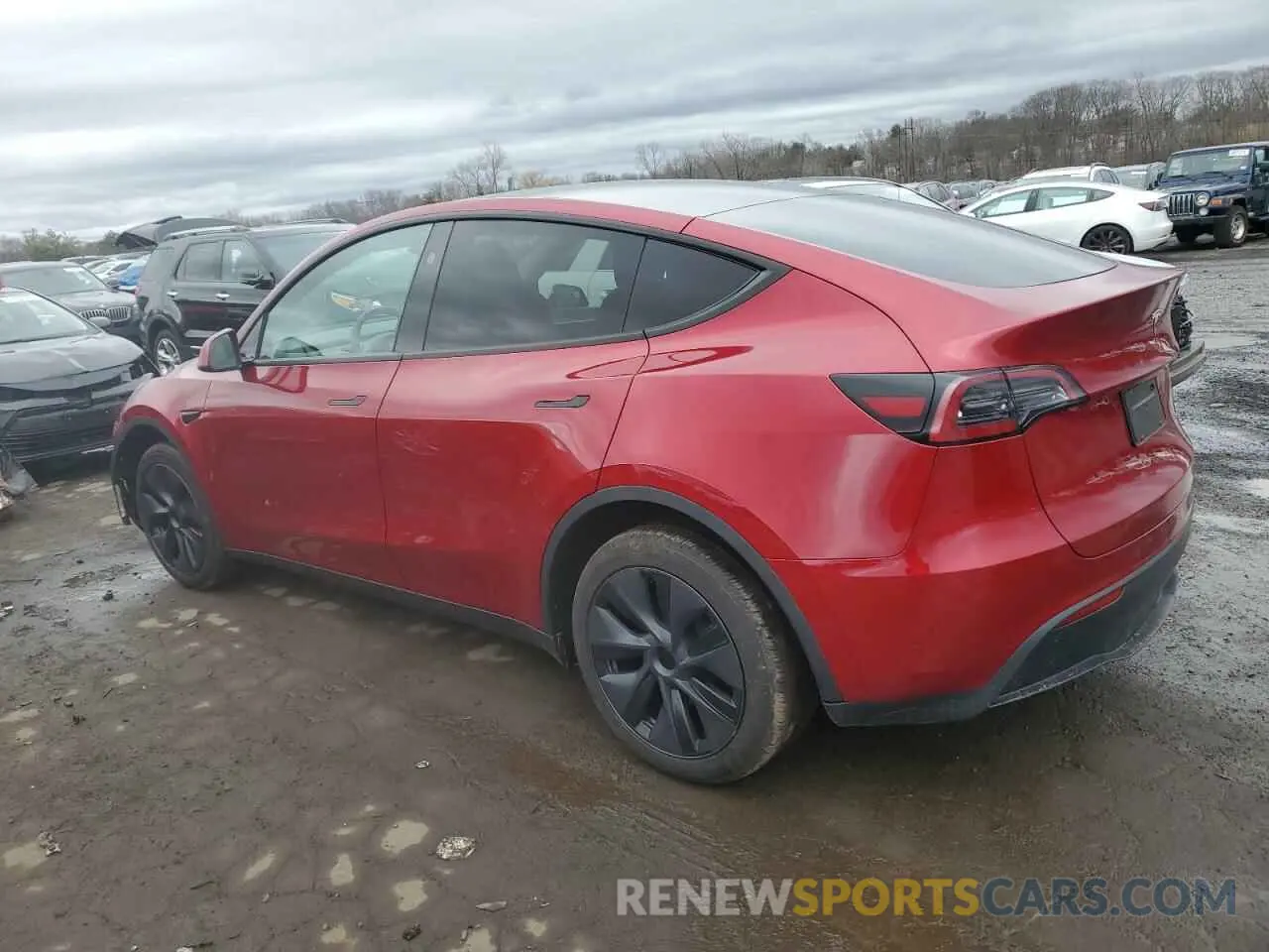 2 fotografías del automóvil dañado 7SAYGDEE0RF159774 TESLA MODEL Y 2024