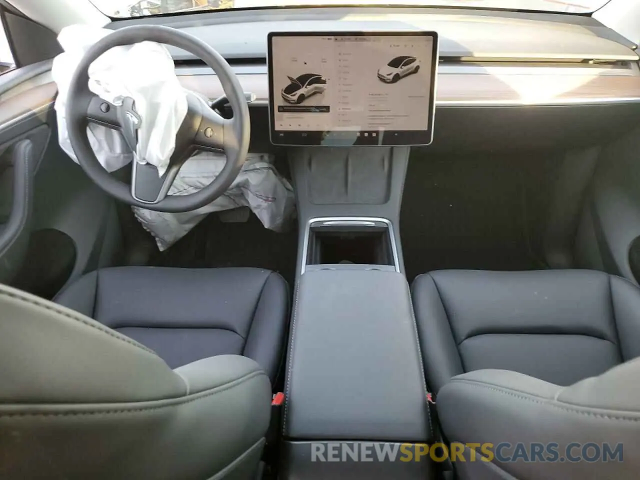8 fotografías del automóvil dañado 7SAYGDEE0RF196081 TESLA MODEL Y 2024