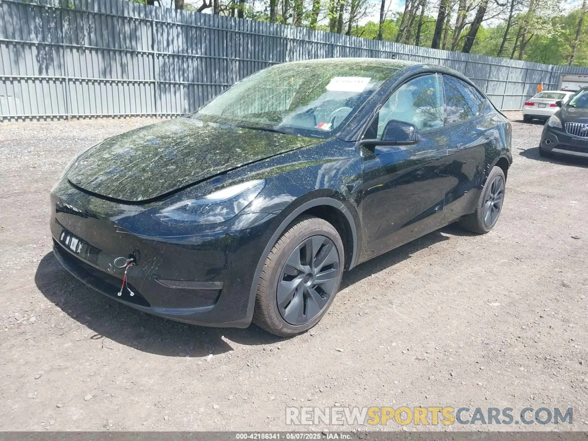 2 fotografías del automóvil dañado 7SAYGDEE0RF200291 TESLA MODEL Y 2024