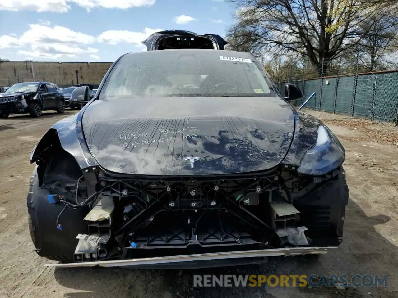 5 fotografías del automóvil dañado 7SAYGDEE0RF202381 TESLA MODEL Y 2024
