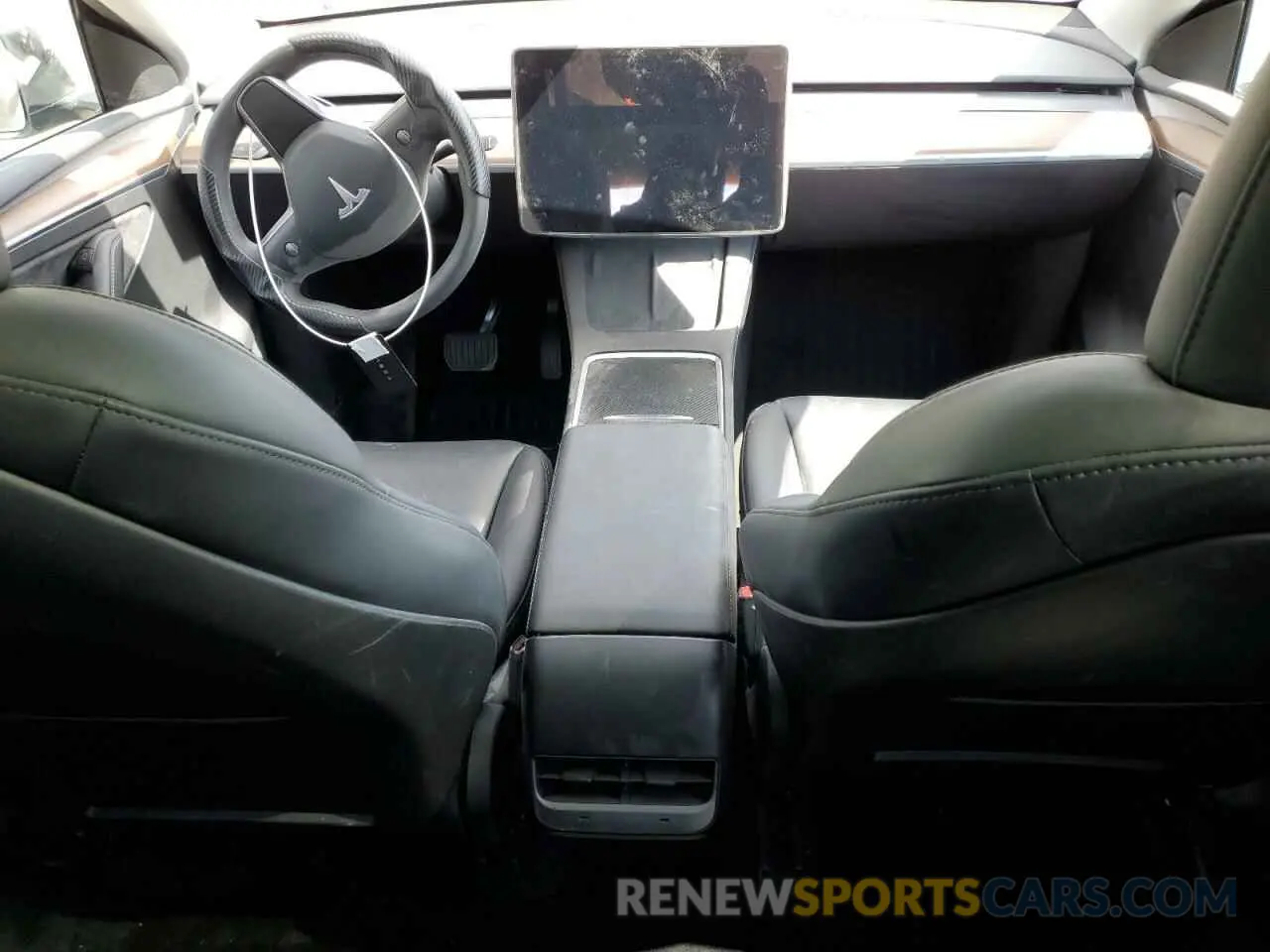 8 fotografías del automóvil dañado 7SAYGDEE0RF202381 TESLA MODEL Y 2024