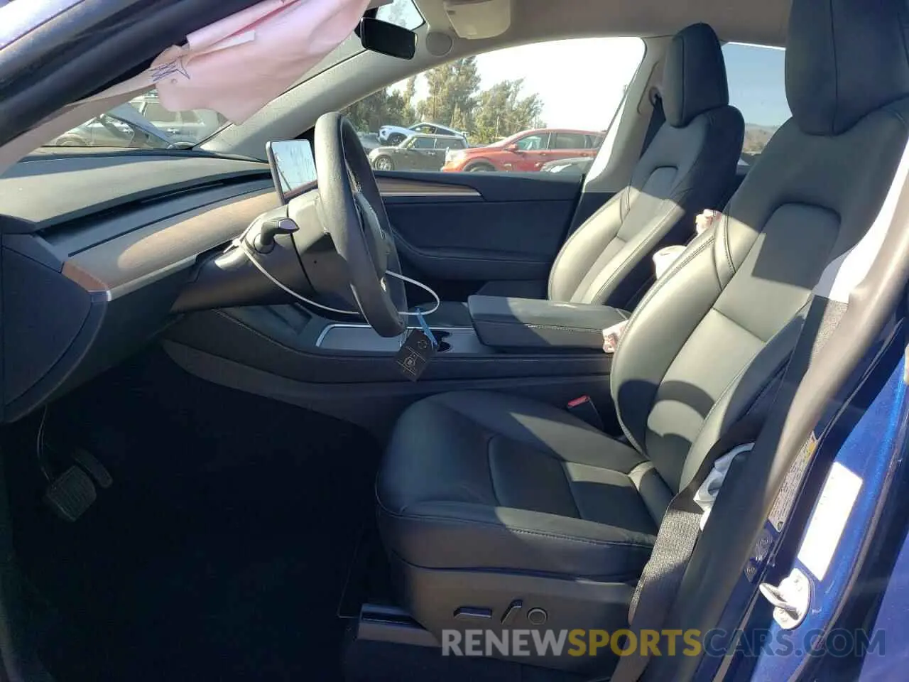 7 fotografías del automóvil dañado 7SAYGDEE1RA224449 TESLA MODEL Y 2024