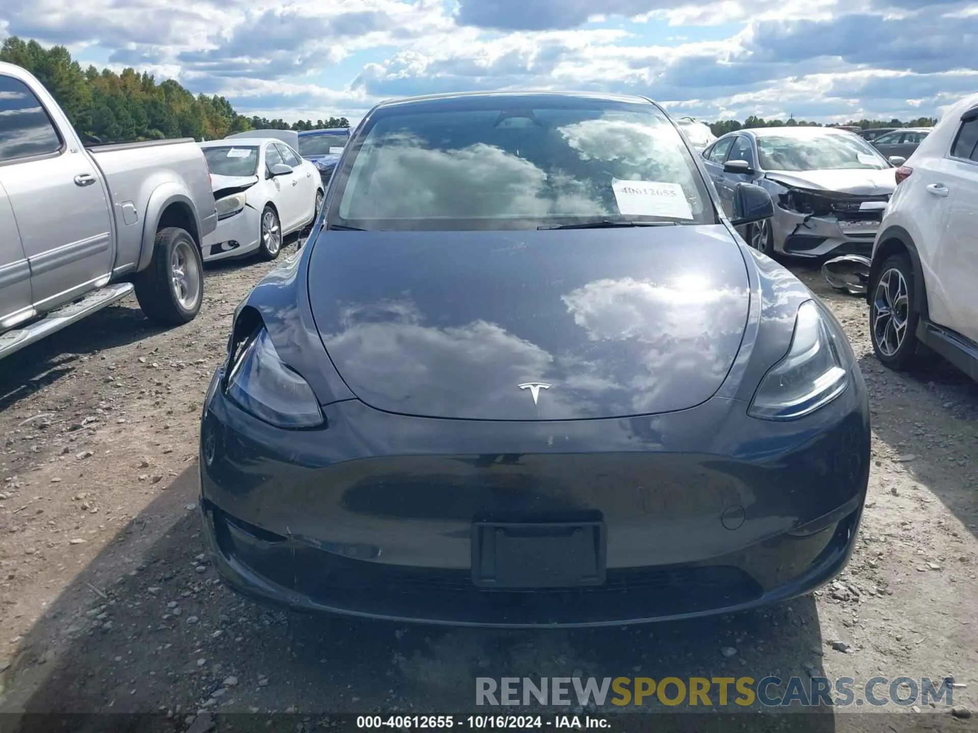12 fotografías del automóvil dañado 7SAYGDEE1RA252350 TESLA MODEL Y 2024
