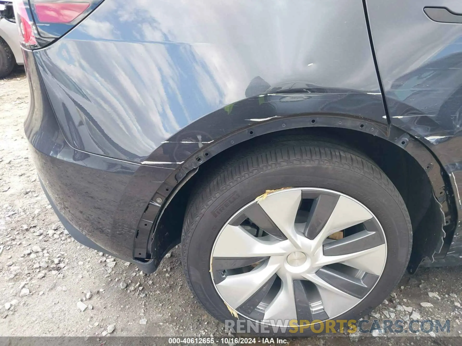 20 fotografías del automóvil dañado 7SAYGDEE1RA252350 TESLA MODEL Y 2024