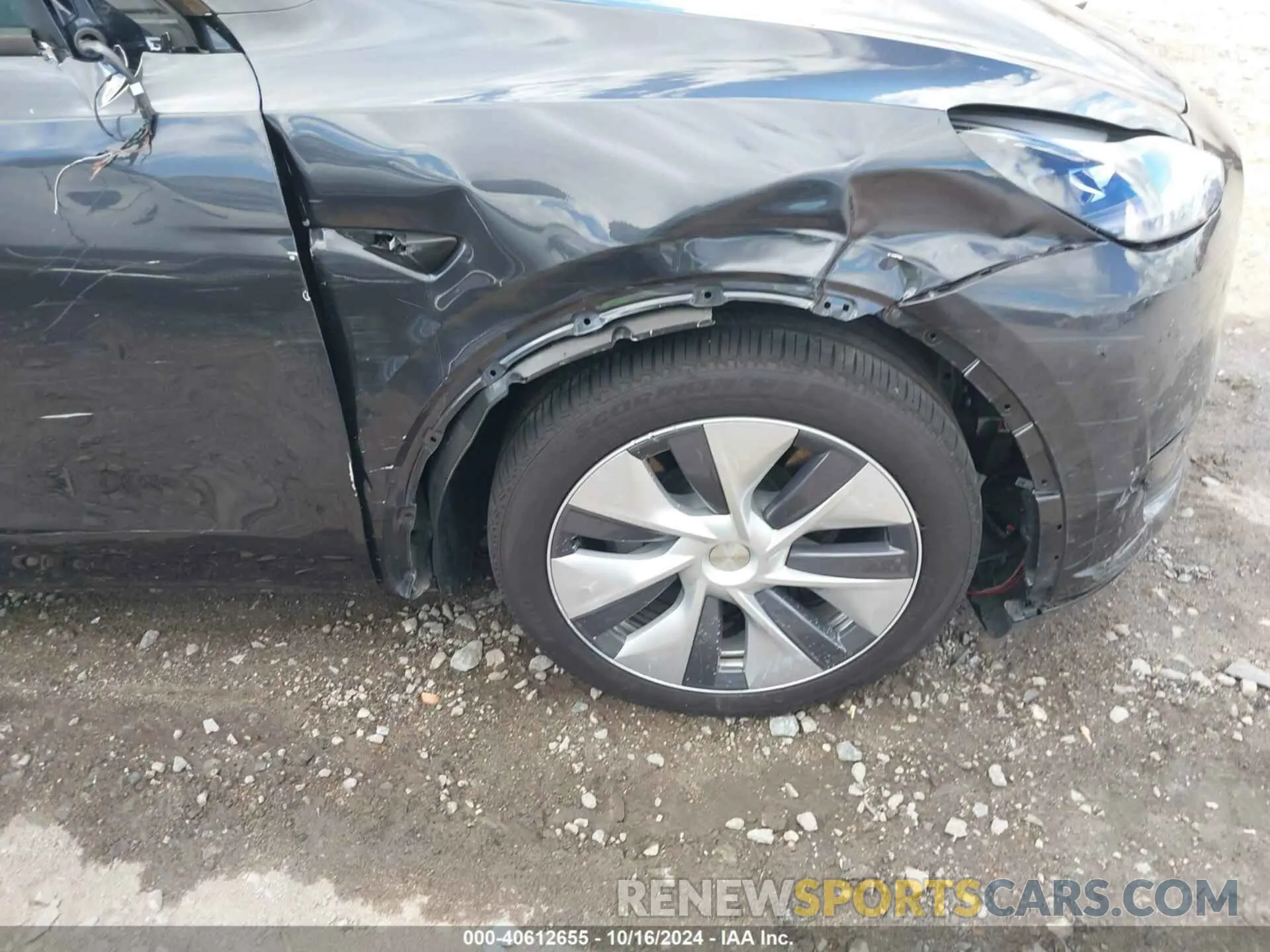 6 fotografías del automóvil dañado 7SAYGDEE1RA252350 TESLA MODEL Y 2024