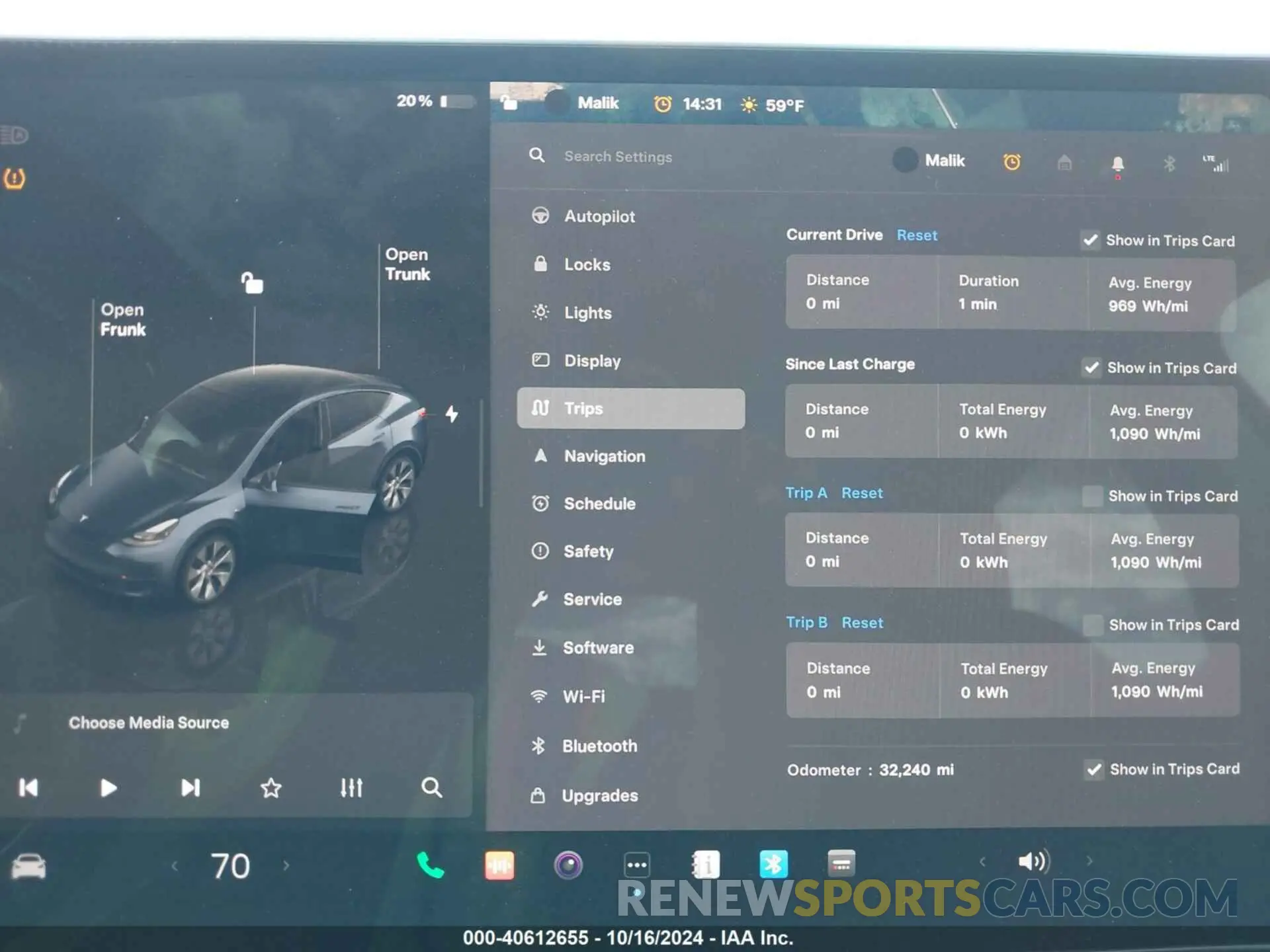 7 fotografías del automóvil dañado 7SAYGDEE1RA252350 TESLA MODEL Y 2024