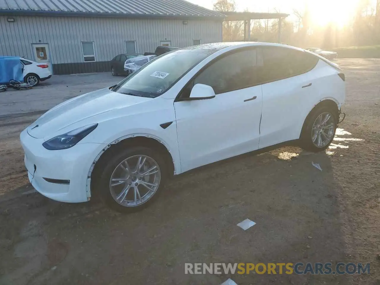 1 fotografías del automóvil dañado 7SAYGDEE1RA258441 TESLA MODEL Y 2024