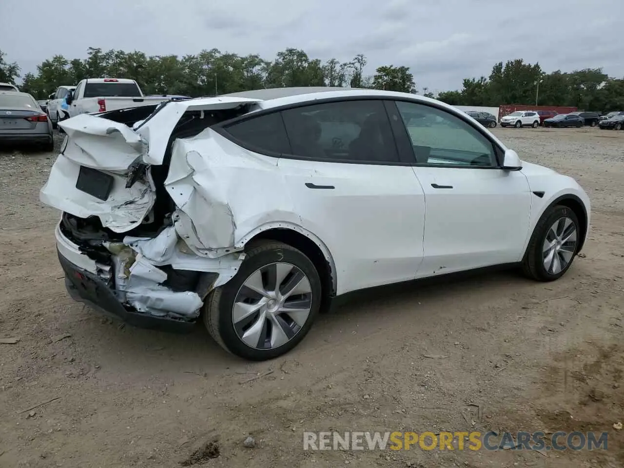 3 fotografías del automóvil dañado 7SAYGDEE1RA260755 TESLA MODEL Y 2024
