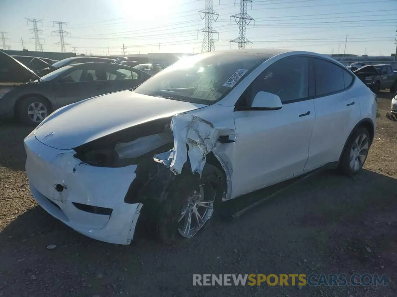 1 fotografías del automóvil dañado 7SAYGDEE1RA260769 TESLA MODEL Y 2024