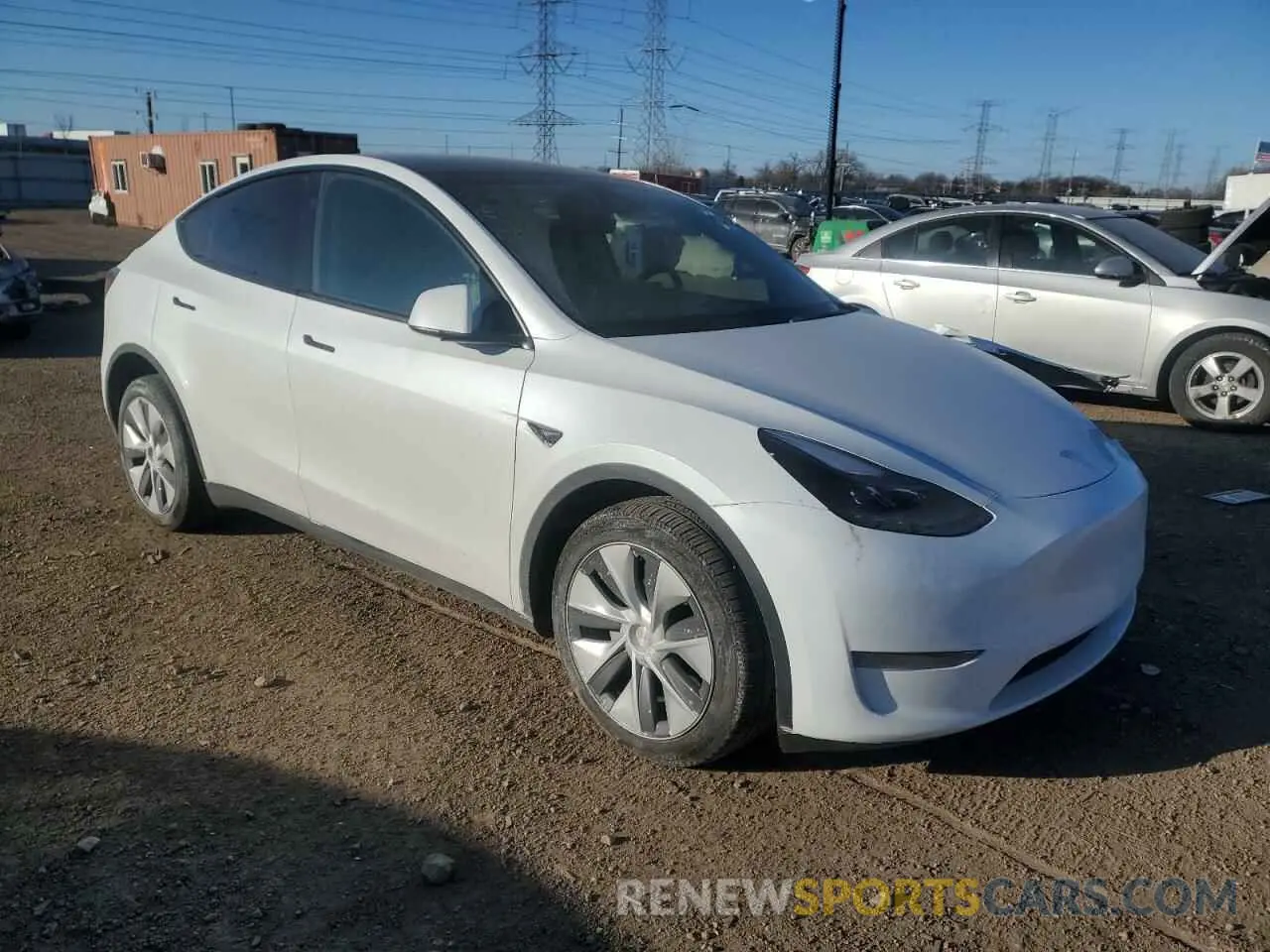 4 fotografías del automóvil dañado 7SAYGDEE1RA260769 TESLA MODEL Y 2024