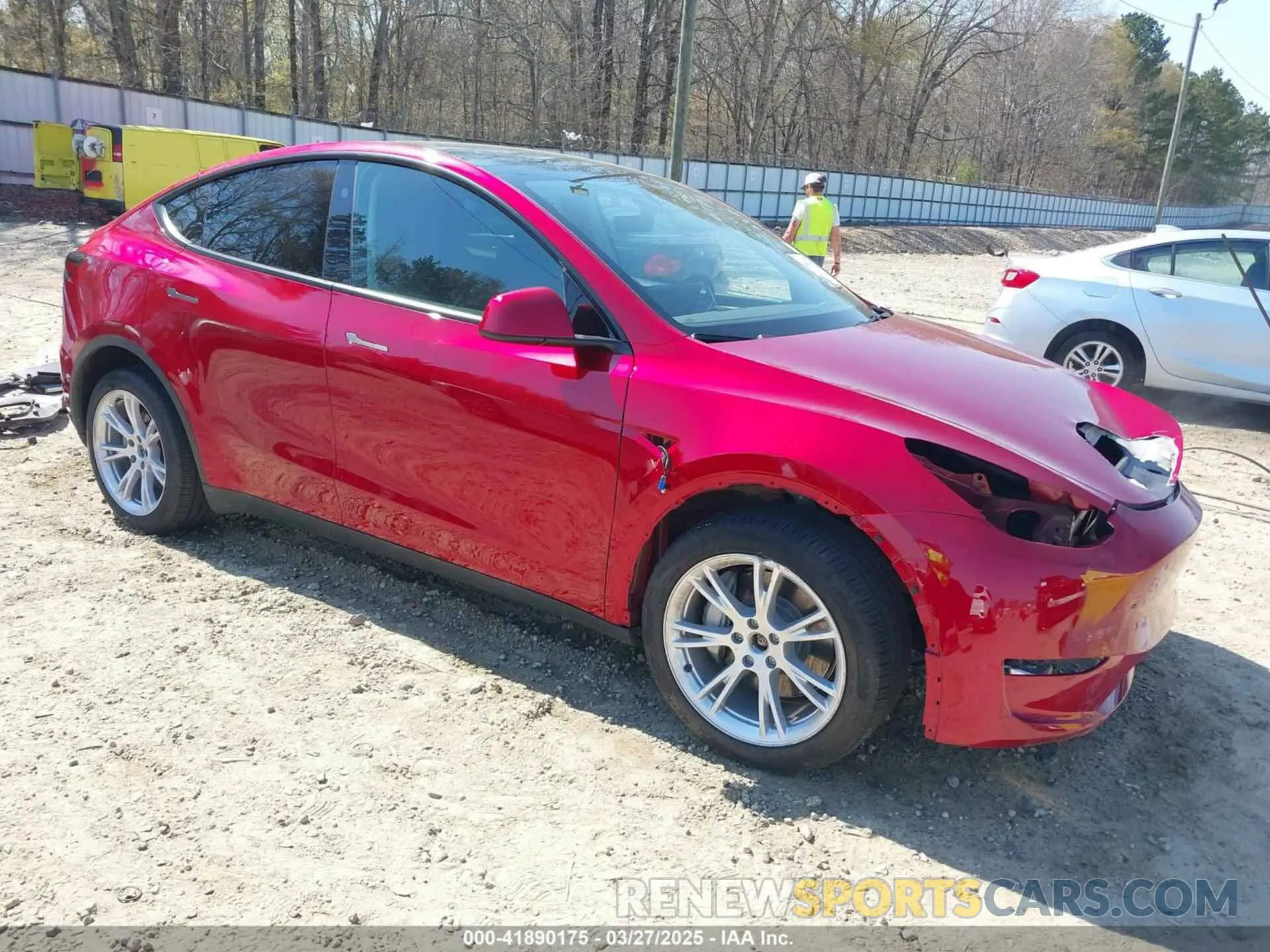 1 fotografías del automóvil dañado 7SAYGDEE1RA261338 TESLA MODEL Y 2024