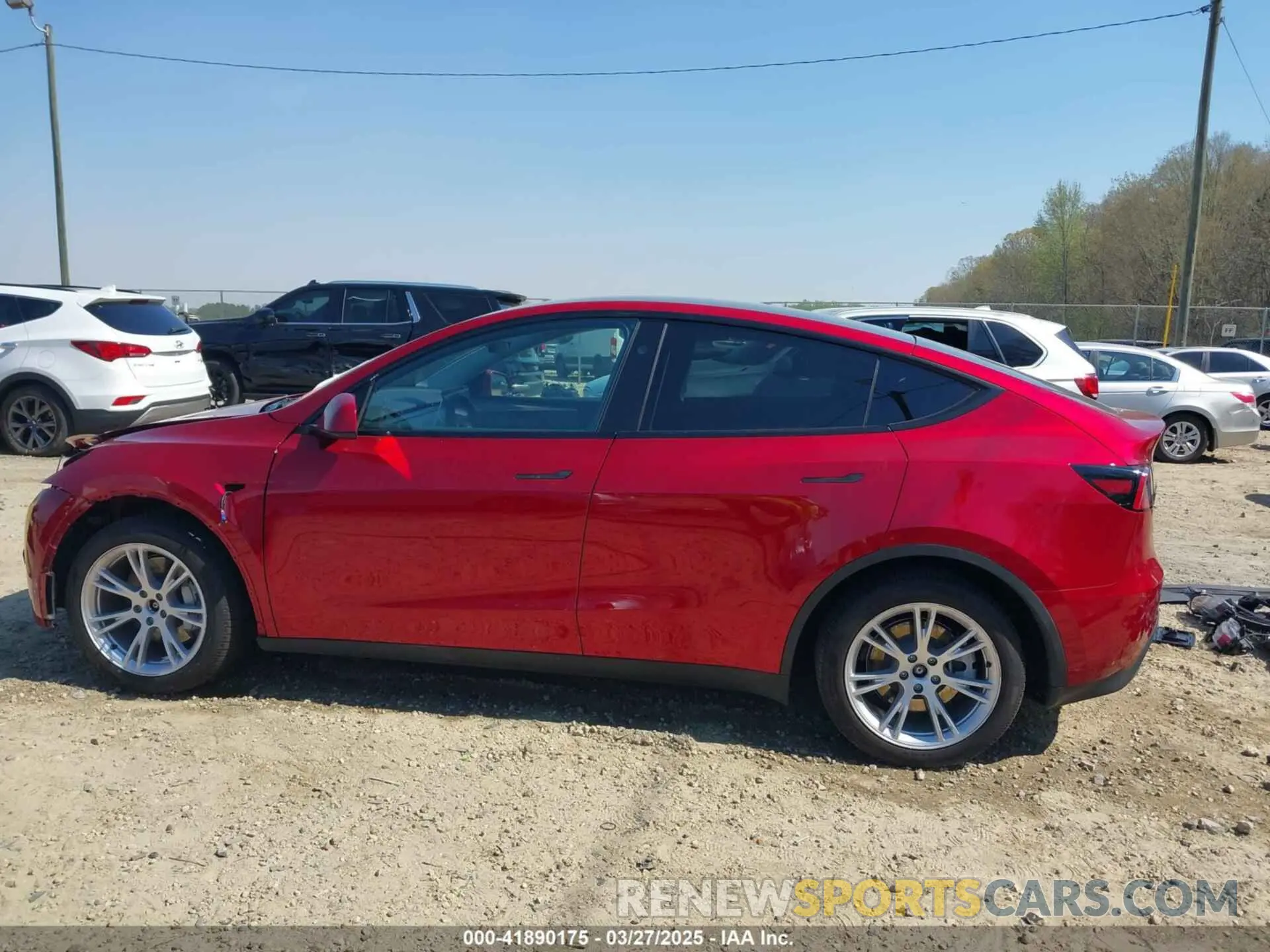 15 fotografías del automóvil dañado 7SAYGDEE1RA261338 TESLA MODEL Y 2024