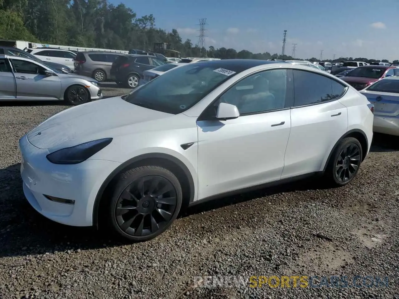 1 fotografías del automóvil dañado 7SAYGDEE1RA262814 TESLA MODEL Y 2024