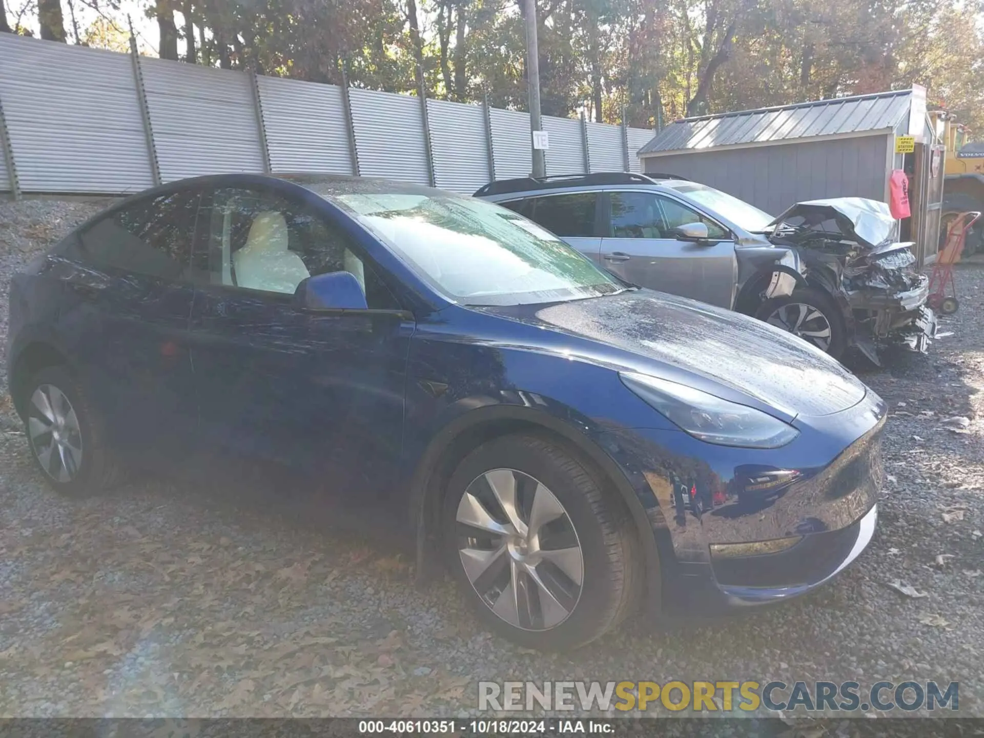 1 fotografías del automóvil dañado 7SAYGDEE1RA266328 TESLA MODEL Y 2024