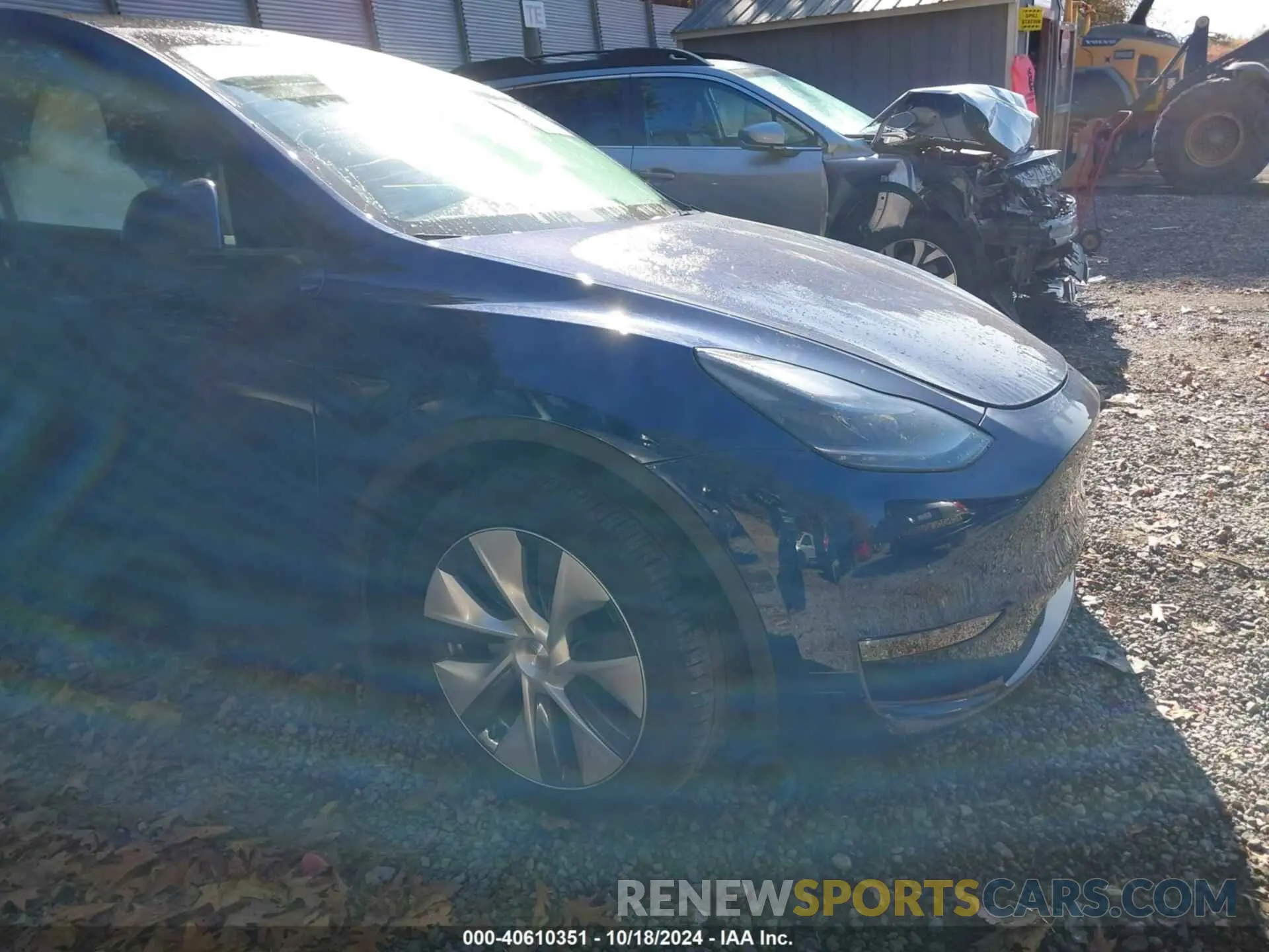 20 fotografías del automóvil dañado 7SAYGDEE1RA266328 TESLA MODEL Y 2024