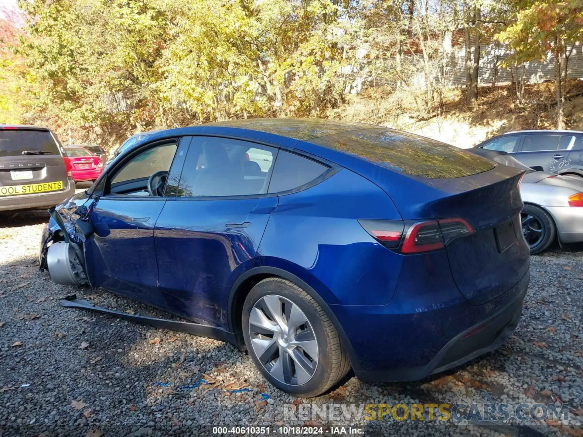 3 fotografías del automóvil dañado 7SAYGDEE1RA266328 TESLA MODEL Y 2024