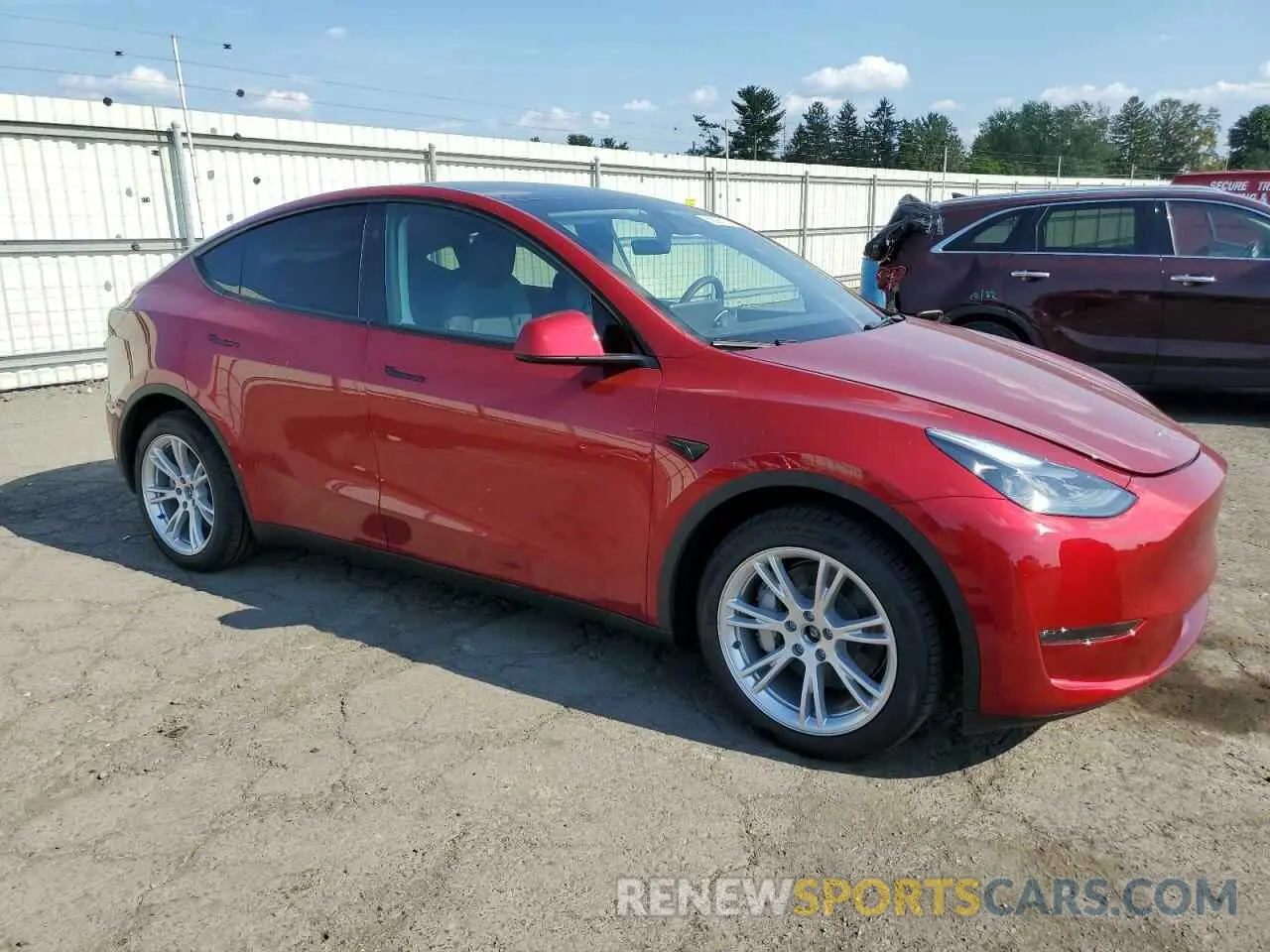 4 fotografías del automóvil dañado 7SAYGDEE1RA269472 TESLA MODEL Y 2024
