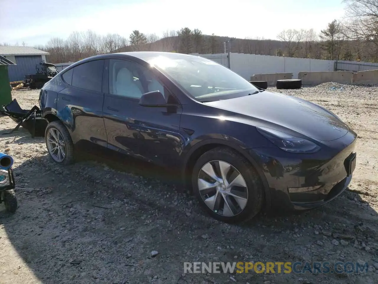 4 fotografías del automóvil dañado 7SAYGDEE1RA276065 TESLA MODEL Y 2024