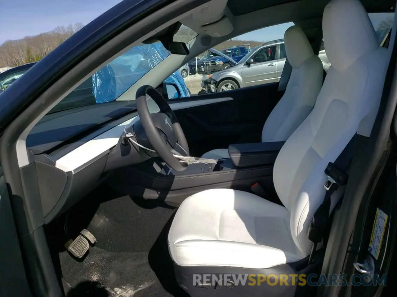 7 fotografías del automóvil dañado 7SAYGDEE1RA276065 TESLA MODEL Y 2024