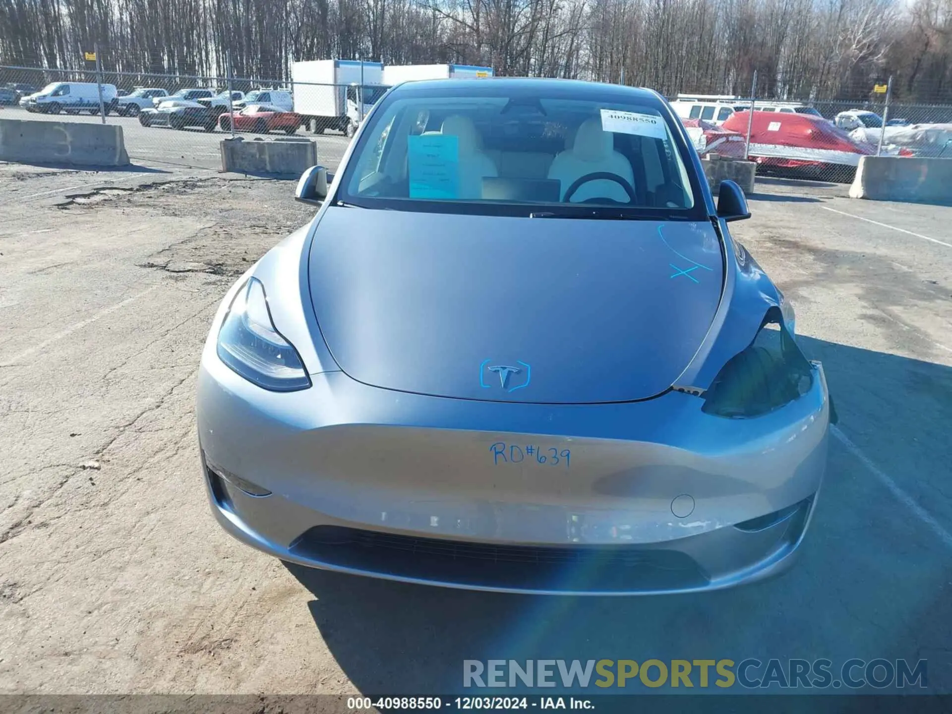 22 fotografías del automóvil dañado 7SAYGDEE1RA293948 TESLA MODEL Y 2024