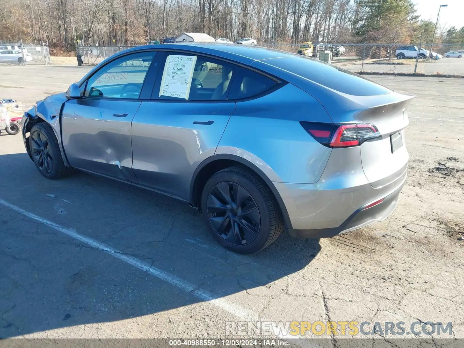 3 fotografías del automóvil dañado 7SAYGDEE1RA293948 TESLA MODEL Y 2024