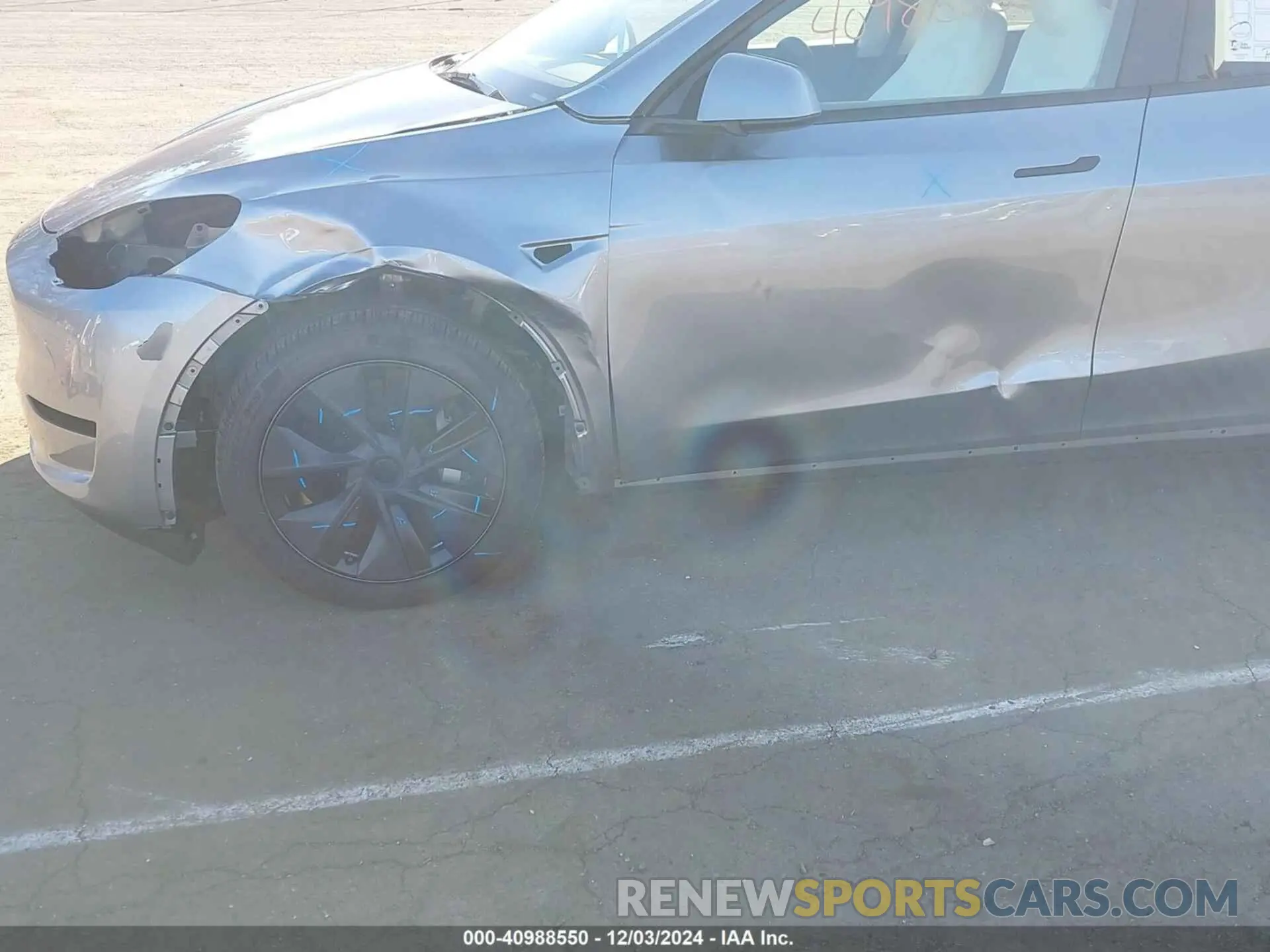 6 fotografías del automóvil dañado 7SAYGDEE1RA293948 TESLA MODEL Y 2024