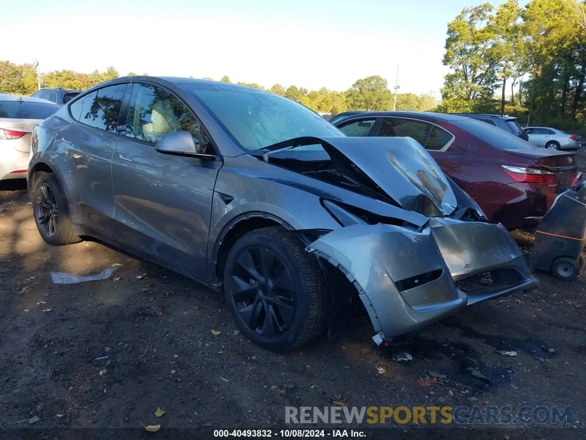 1 fotografías del automóvil dañado 7SAYGDEE1RA307833 TESLA MODEL Y 2024