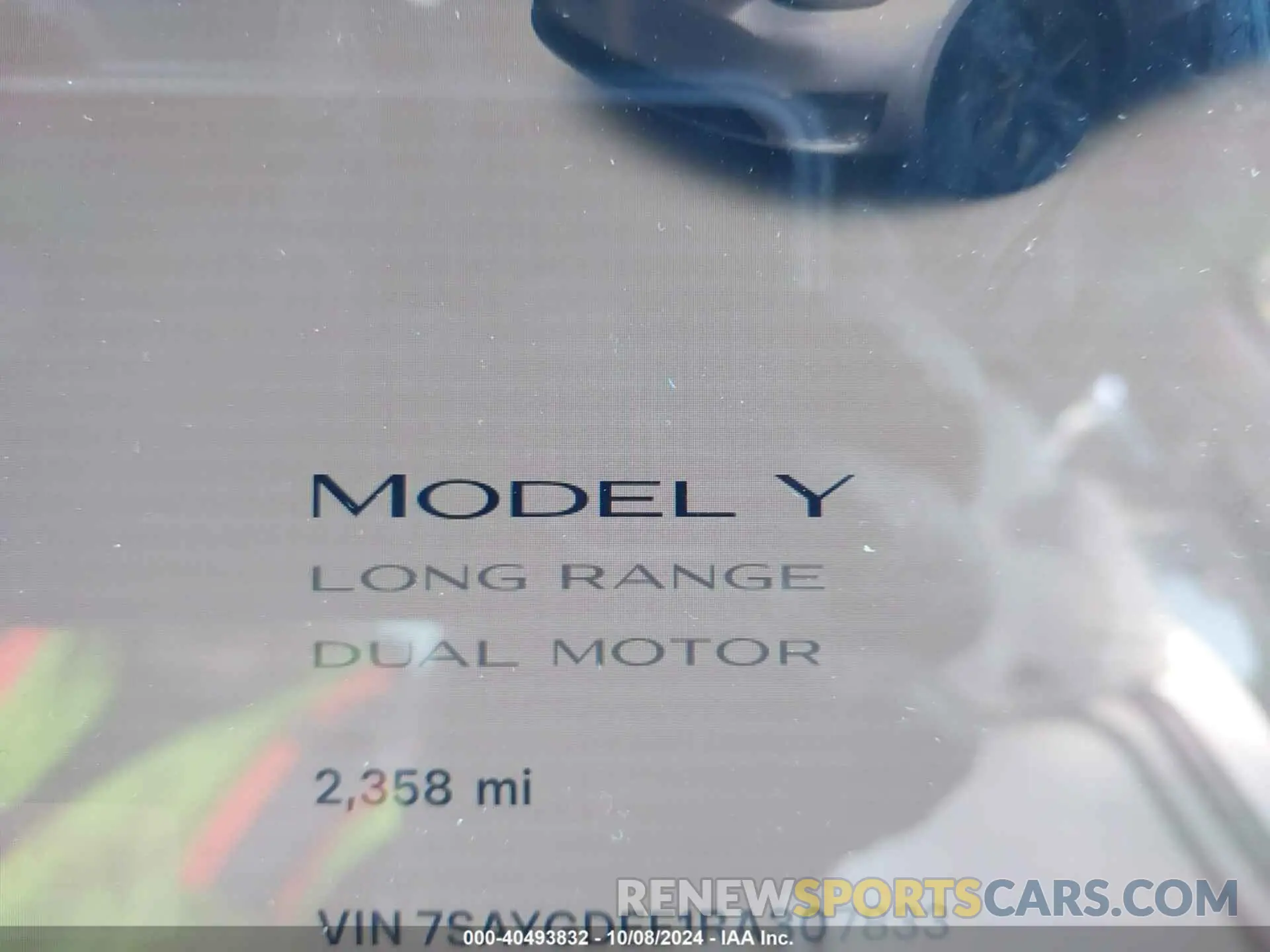 16 fotografías del automóvil dañado 7SAYGDEE1RA307833 TESLA MODEL Y 2024