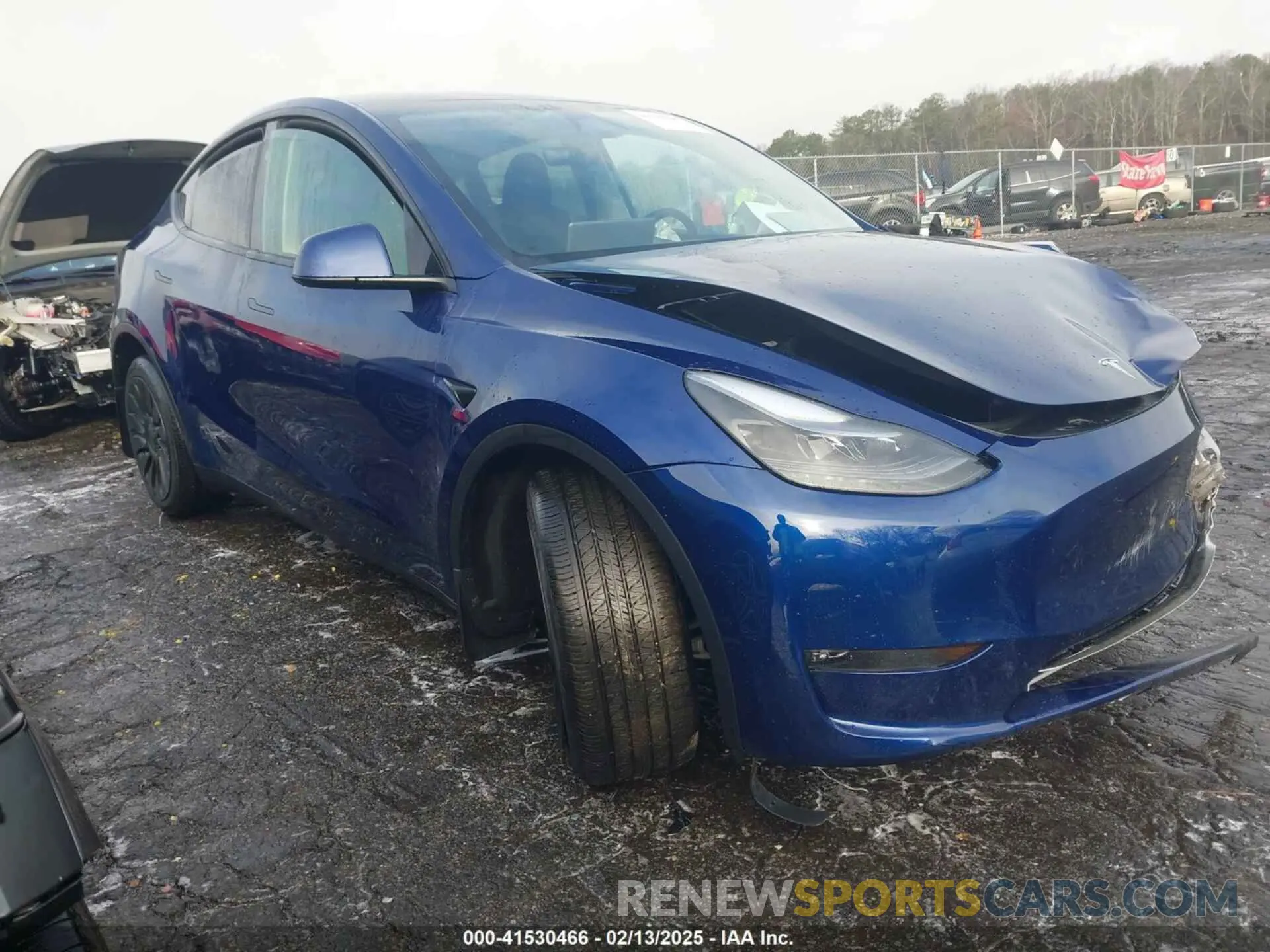 1 fotografías del automóvil dañado 7SAYGDEE1RA319271 TESLA MODEL Y 2024