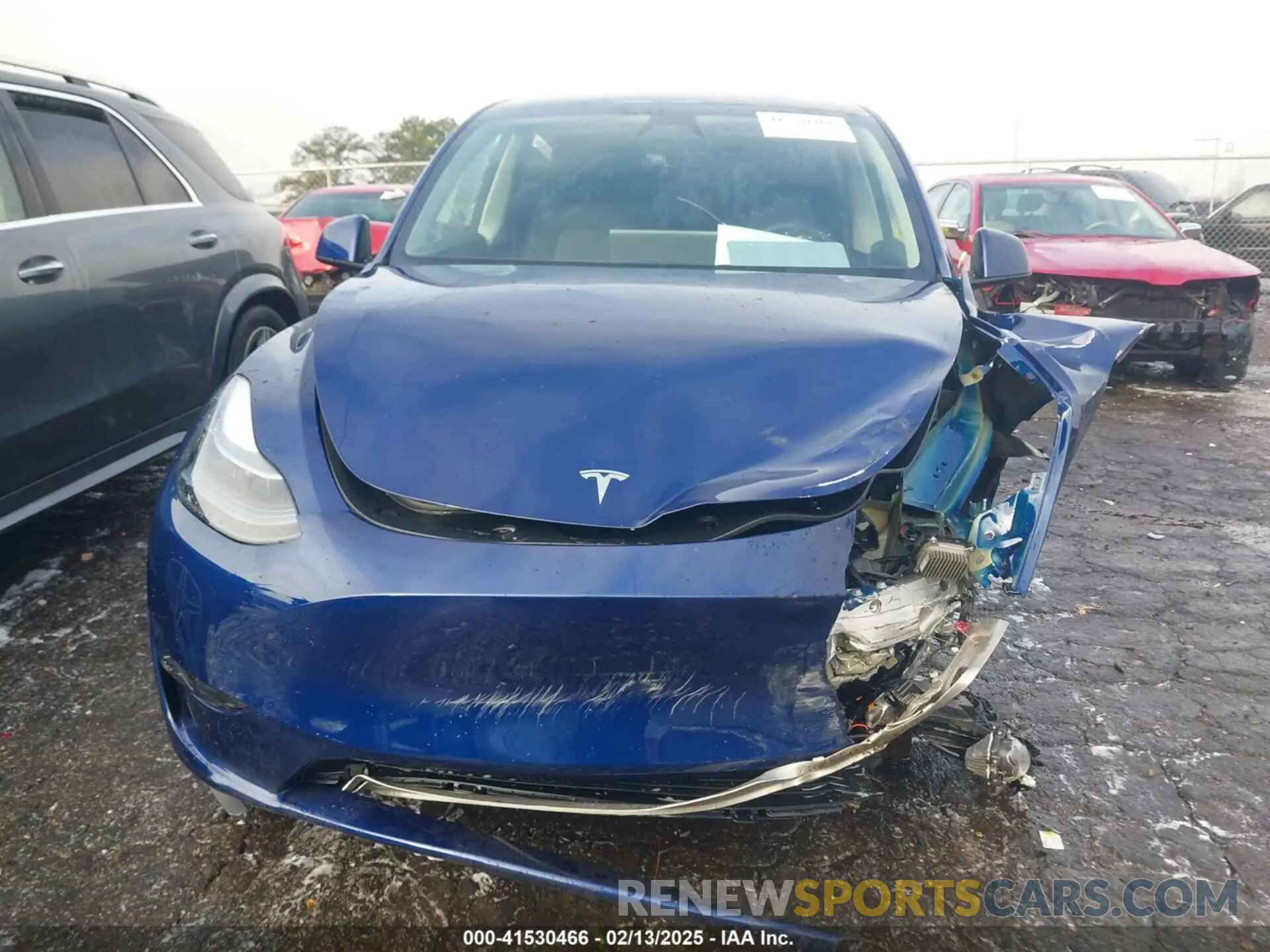 12 fotografías del automóvil dañado 7SAYGDEE1RA319271 TESLA MODEL Y 2024