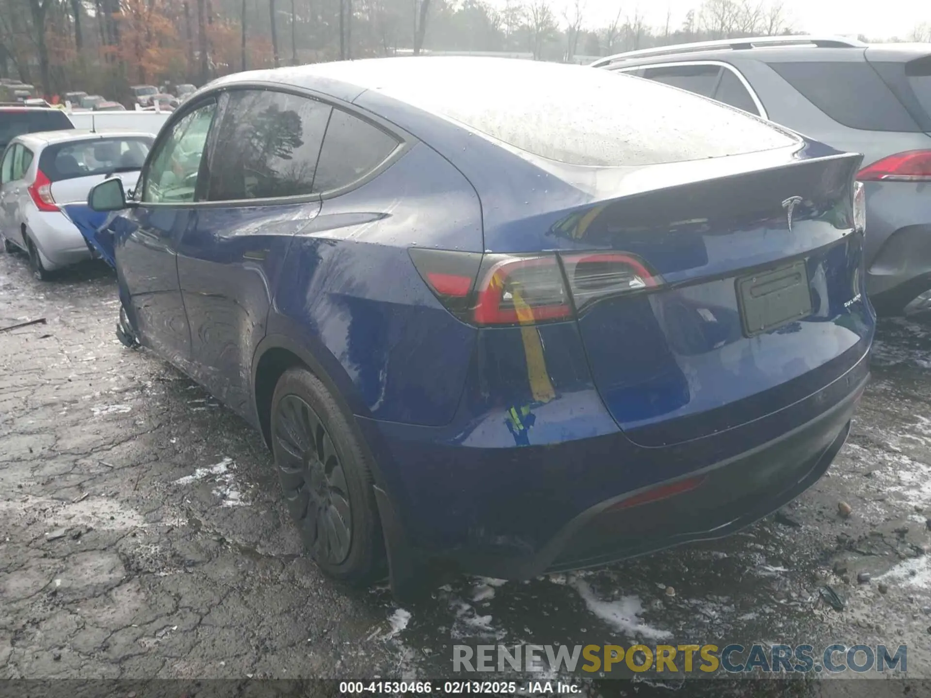 3 fotografías del automóvil dañado 7SAYGDEE1RA319271 TESLA MODEL Y 2024