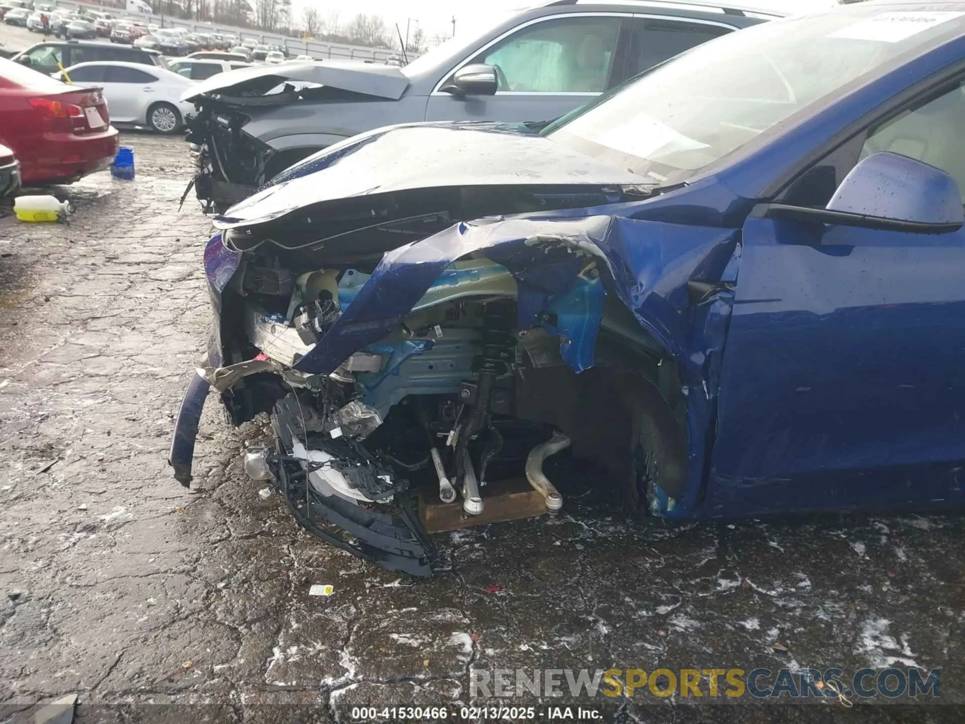 6 fotografías del automóvil dañado 7SAYGDEE1RA319271 TESLA MODEL Y 2024