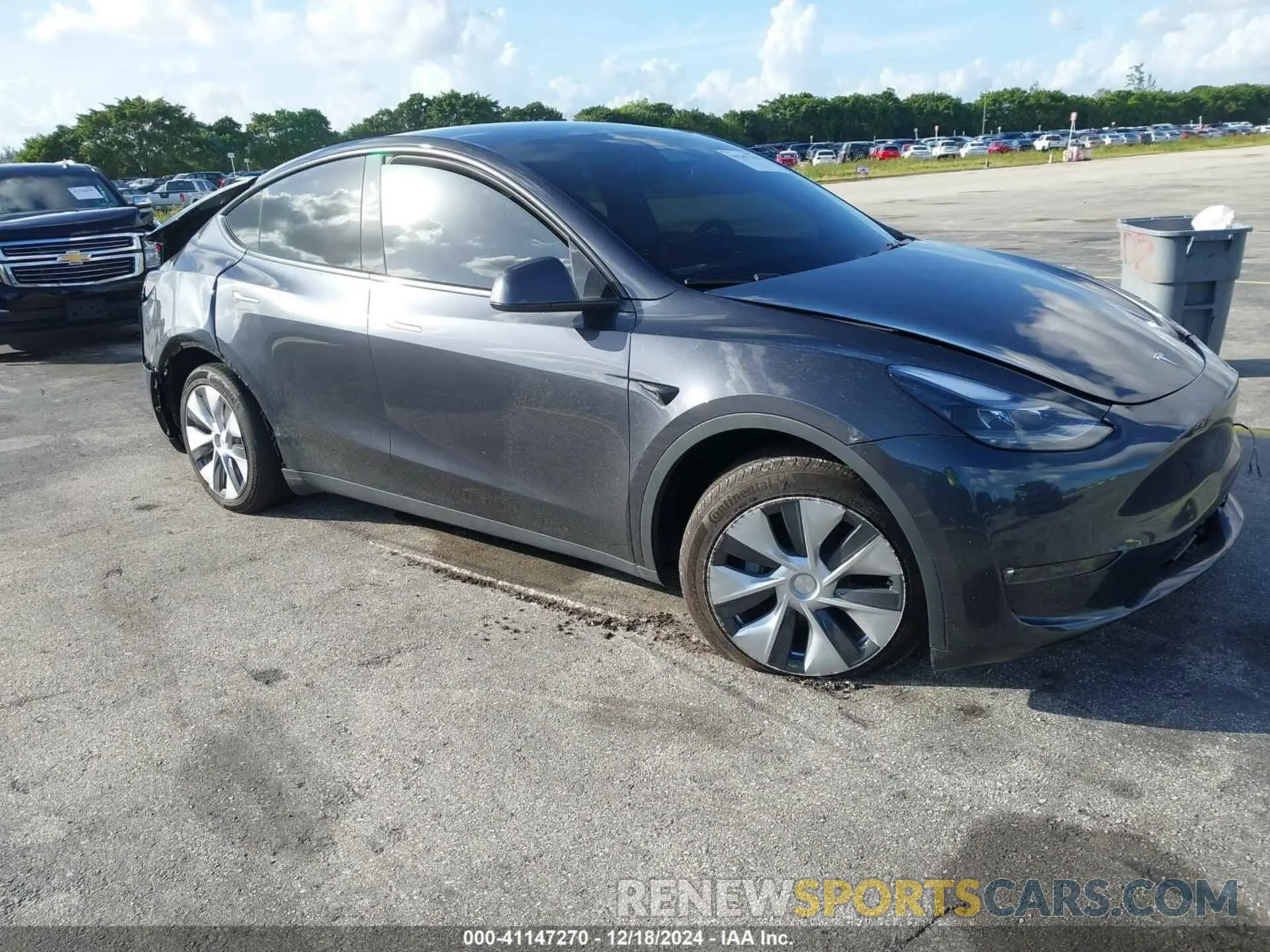 1 fotografías del automóvil dañado 7SAYGDEE1RF035089 TESLA MODEL Y 2024