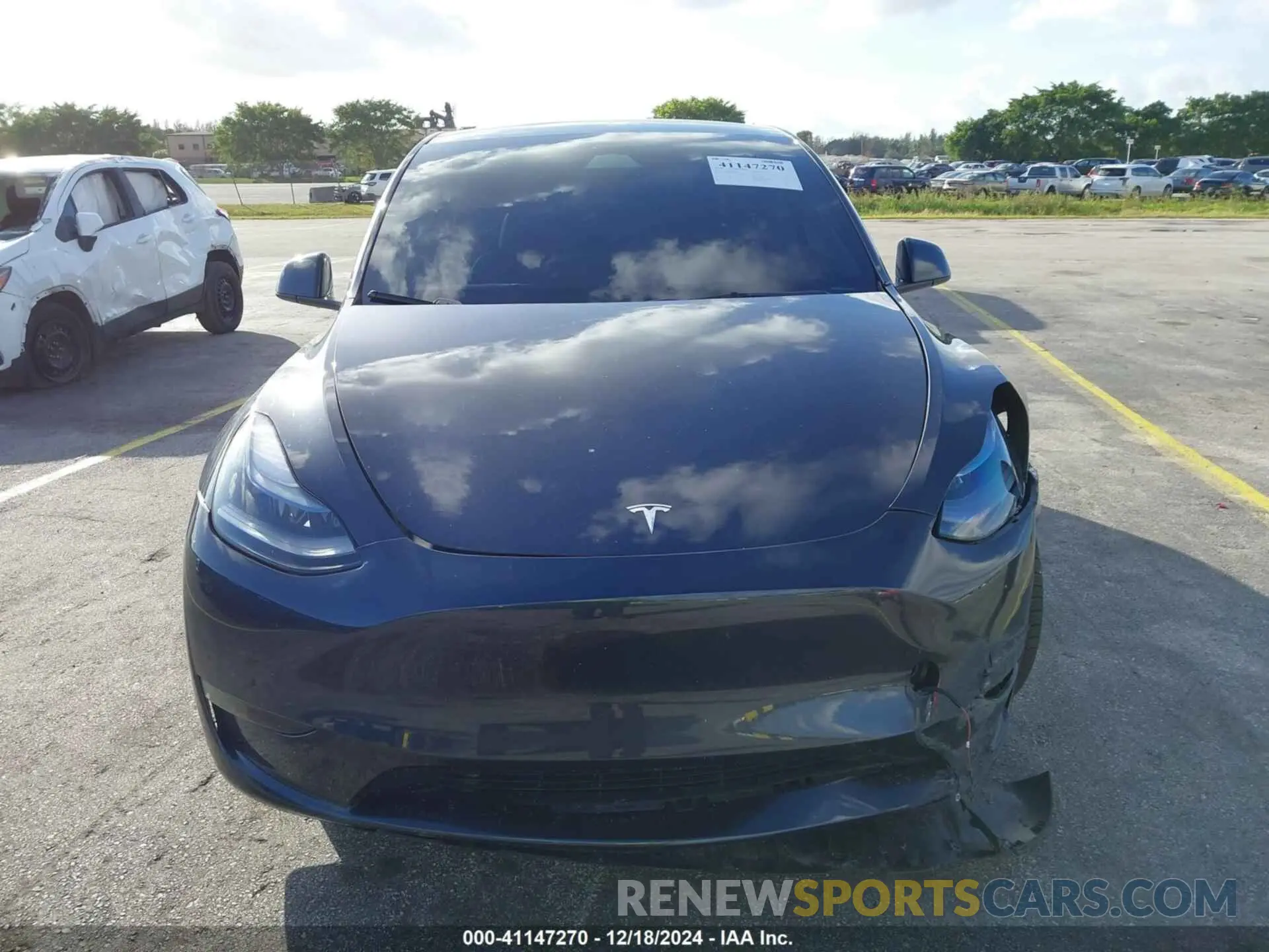 12 fotografías del automóvil dañado 7SAYGDEE1RF035089 TESLA MODEL Y 2024