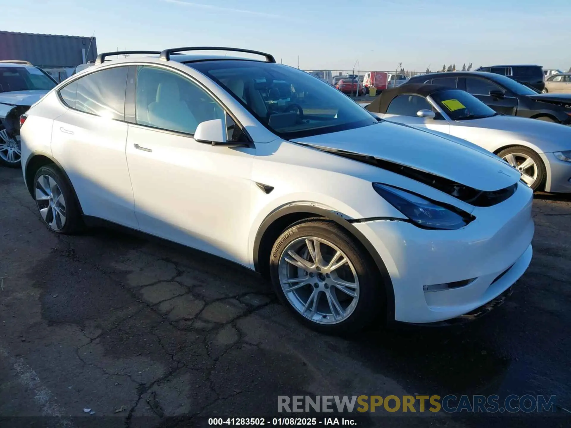 1 fotografías del automóvil dañado 7SAYGDEE1RF051860 TESLA MODEL Y 2024