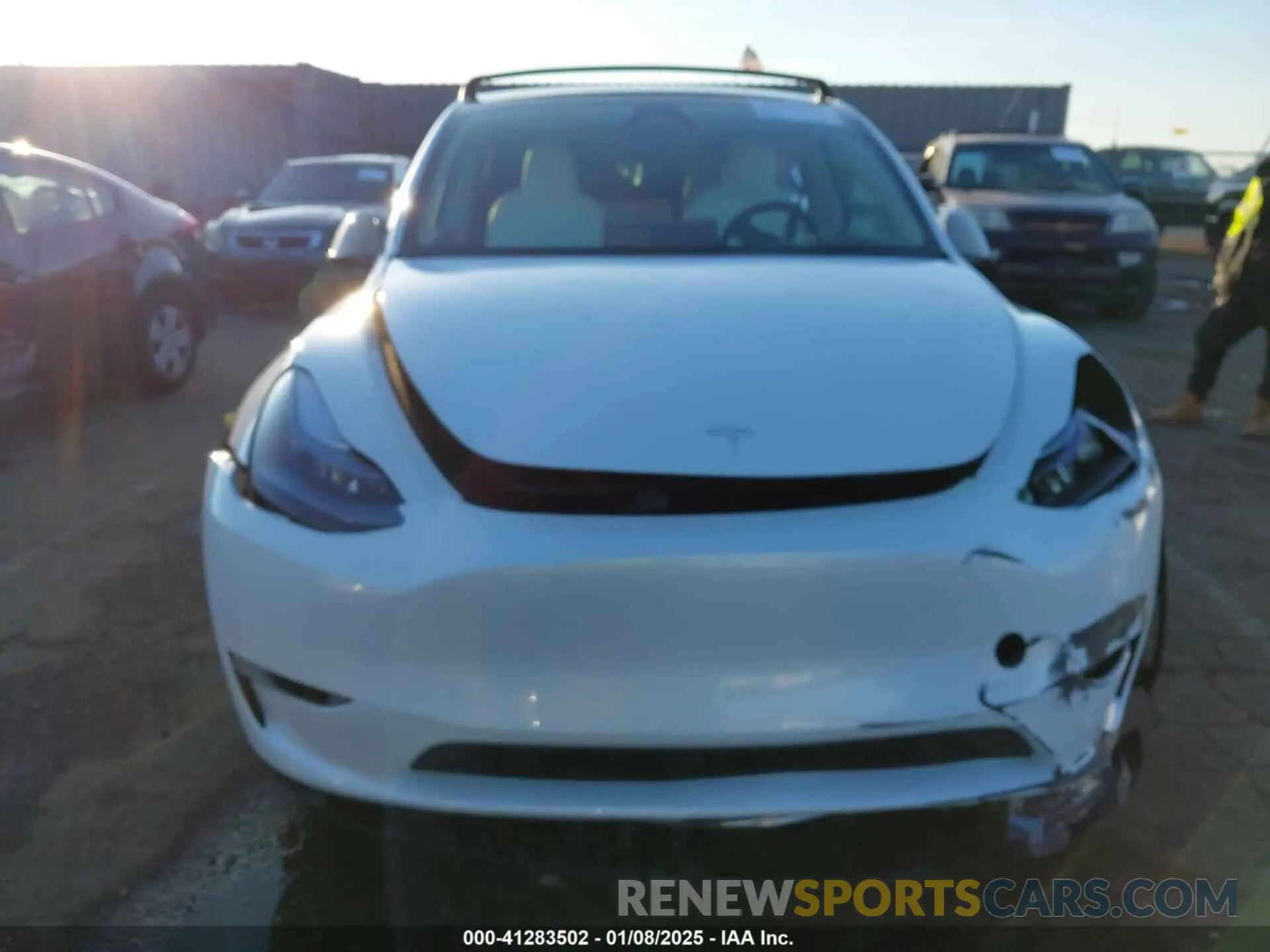 12 fotografías del automóvil dañado 7SAYGDEE1RF051860 TESLA MODEL Y 2024
