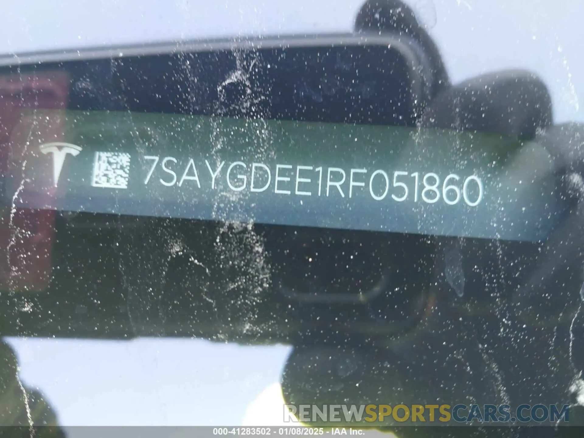 9 fotografías del automóvil dañado 7SAYGDEE1RF051860 TESLA MODEL Y 2024