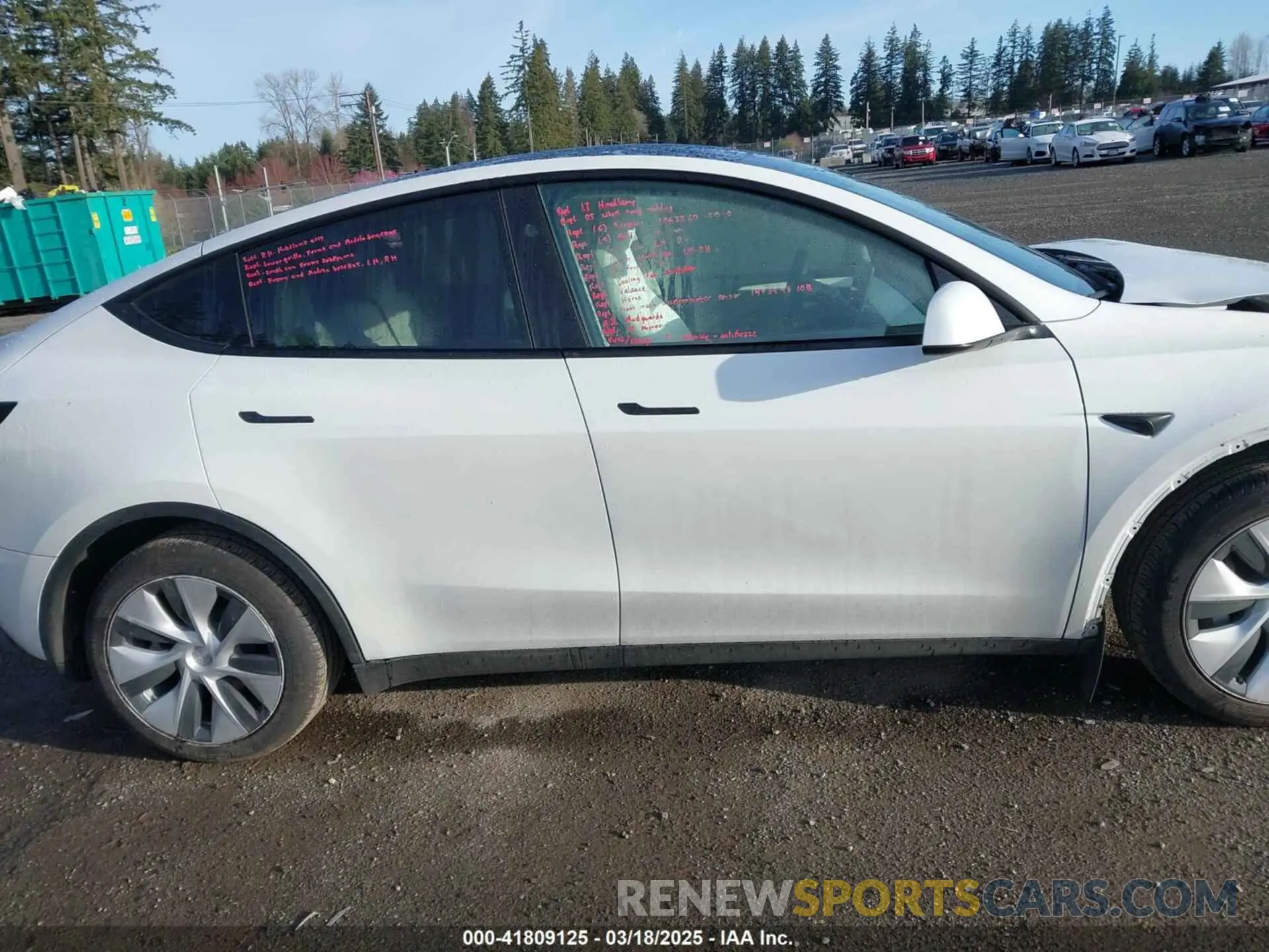 14 fotografías del automóvil dañado 7SAYGDEE1RF056816 TESLA MODEL Y 2024