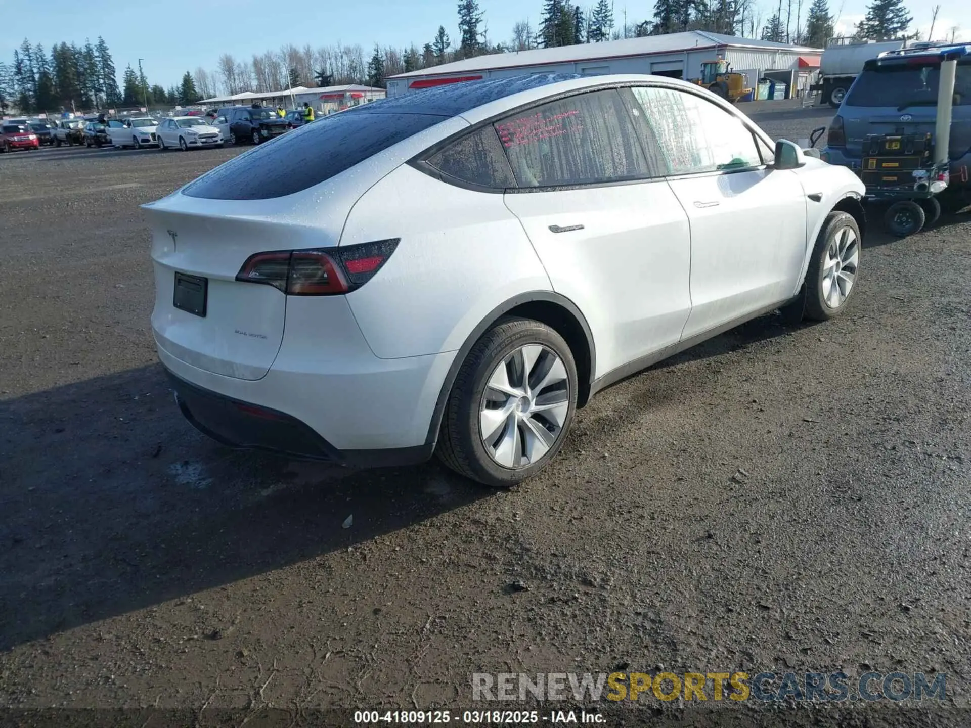 4 fotografías del automóvil dañado 7SAYGDEE1RF056816 TESLA MODEL Y 2024