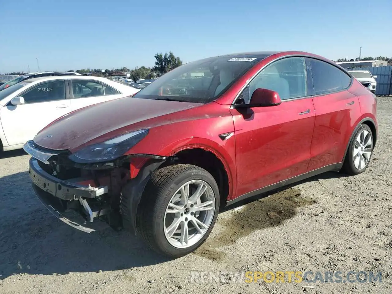 1 fotografías del automóvil dañado 7SAYGDEE1RF063488 TESLA MODEL Y 2024