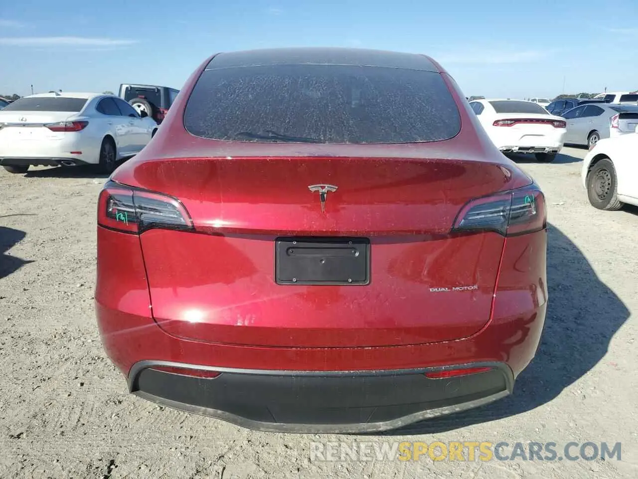 6 fotografías del automóvil dañado 7SAYGDEE1RF063488 TESLA MODEL Y 2024