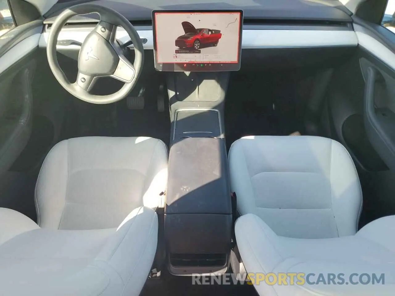 8 fotografías del automóvil dañado 7SAYGDEE1RF063488 TESLA MODEL Y 2024