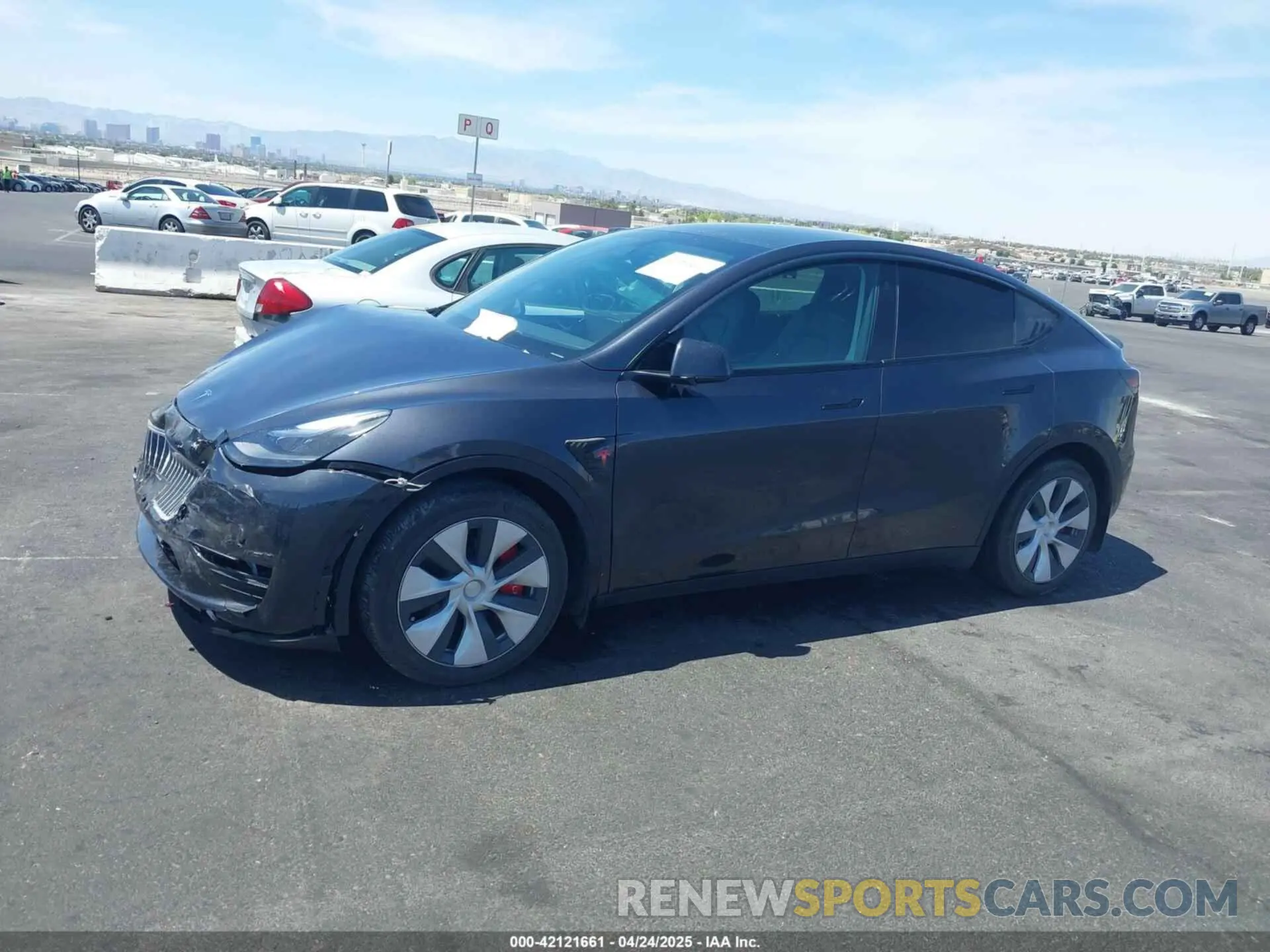 13 fotografías del automóvil dañado 7SAYGDEE1RF067024 TESLA MODEL Y 2024