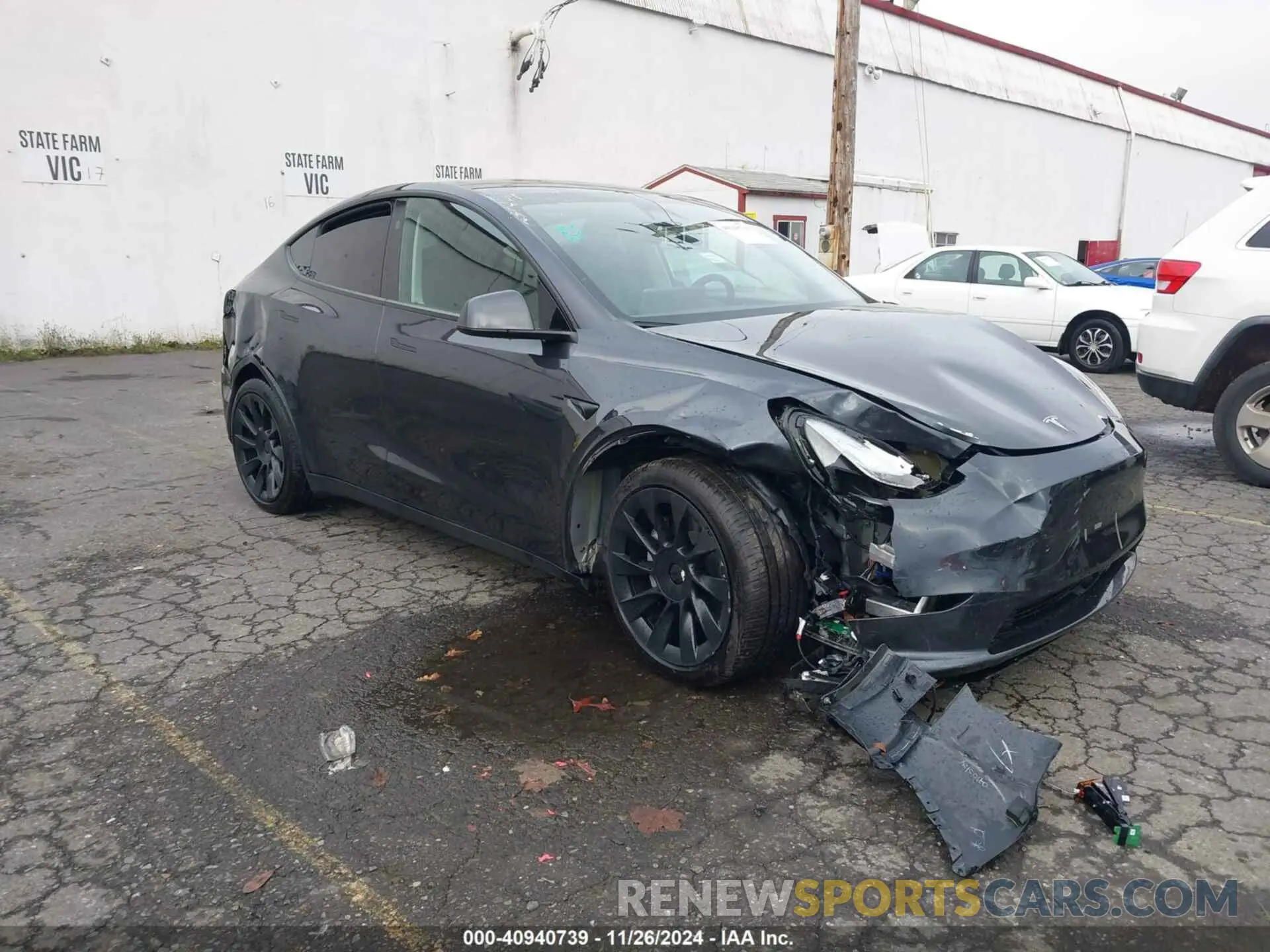 1 fotografías del automóvil dañado 7SAYGDEE1RF102483 TESLA MODEL Y 2024