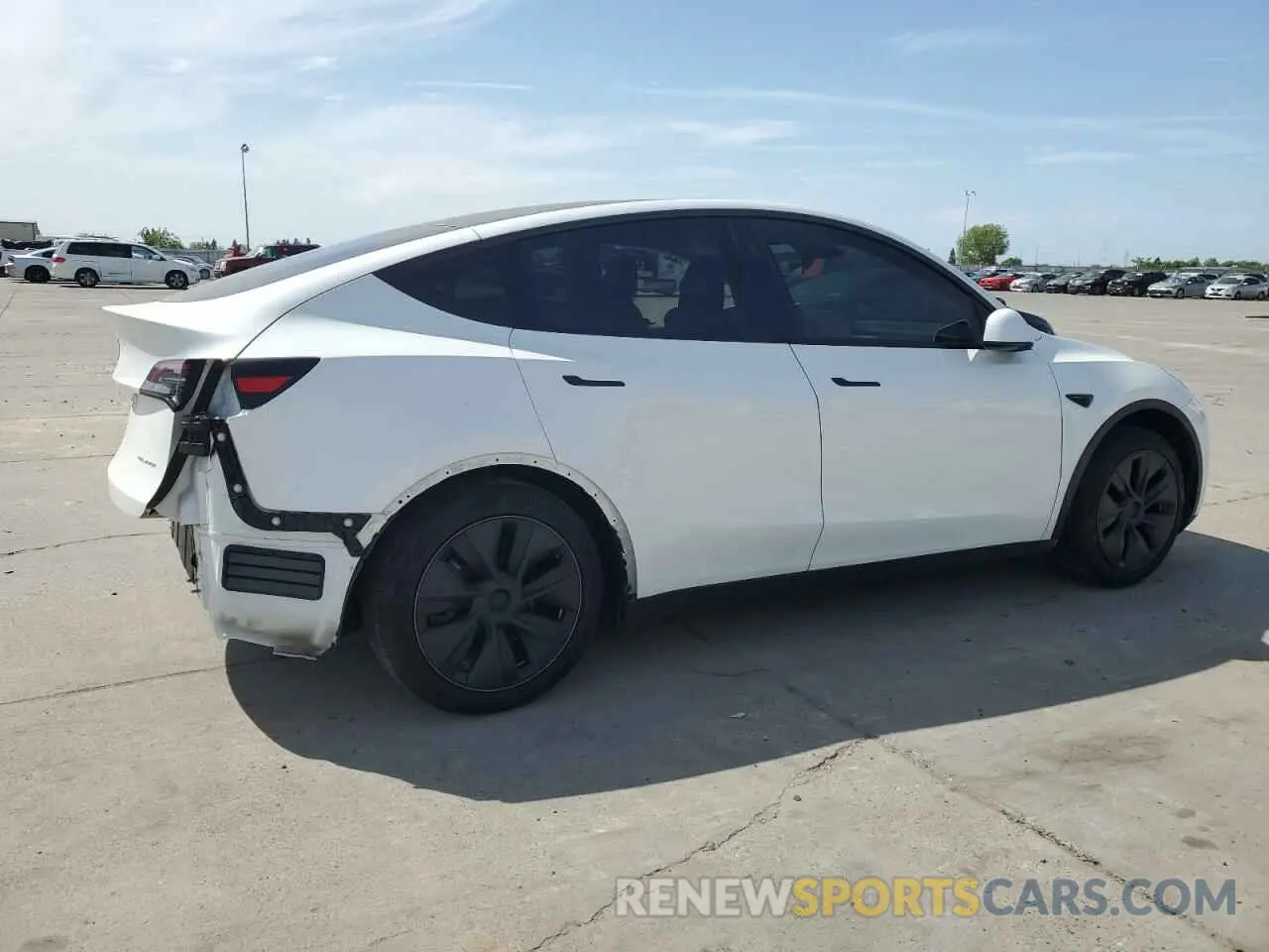 3 fotografías del automóvil dañado 7SAYGDEE1RF152168 TESLA MODEL Y 2024