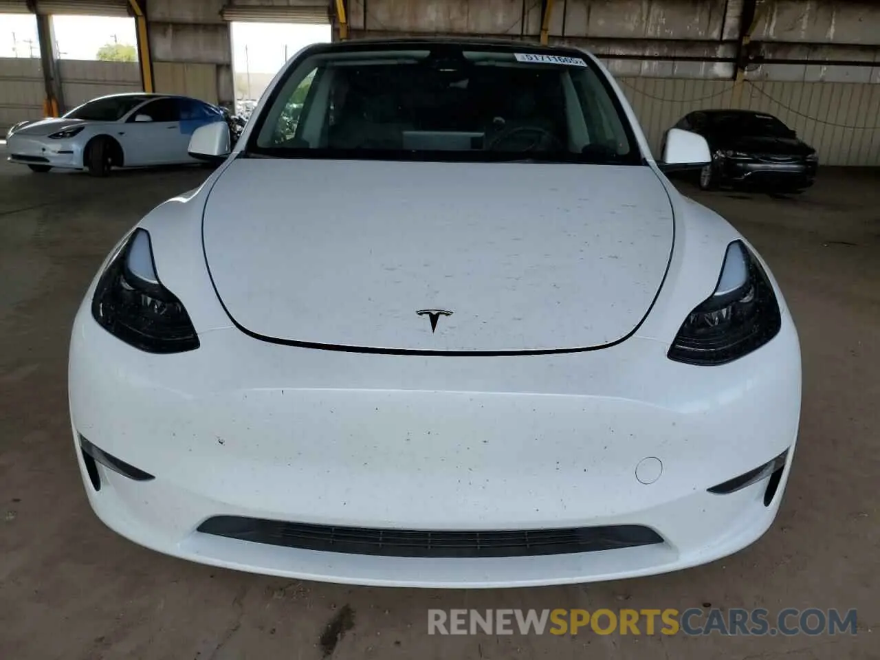 5 fotografías del automóvil dañado 7SAYGDEE1RF165311 TESLA MODEL Y 2024