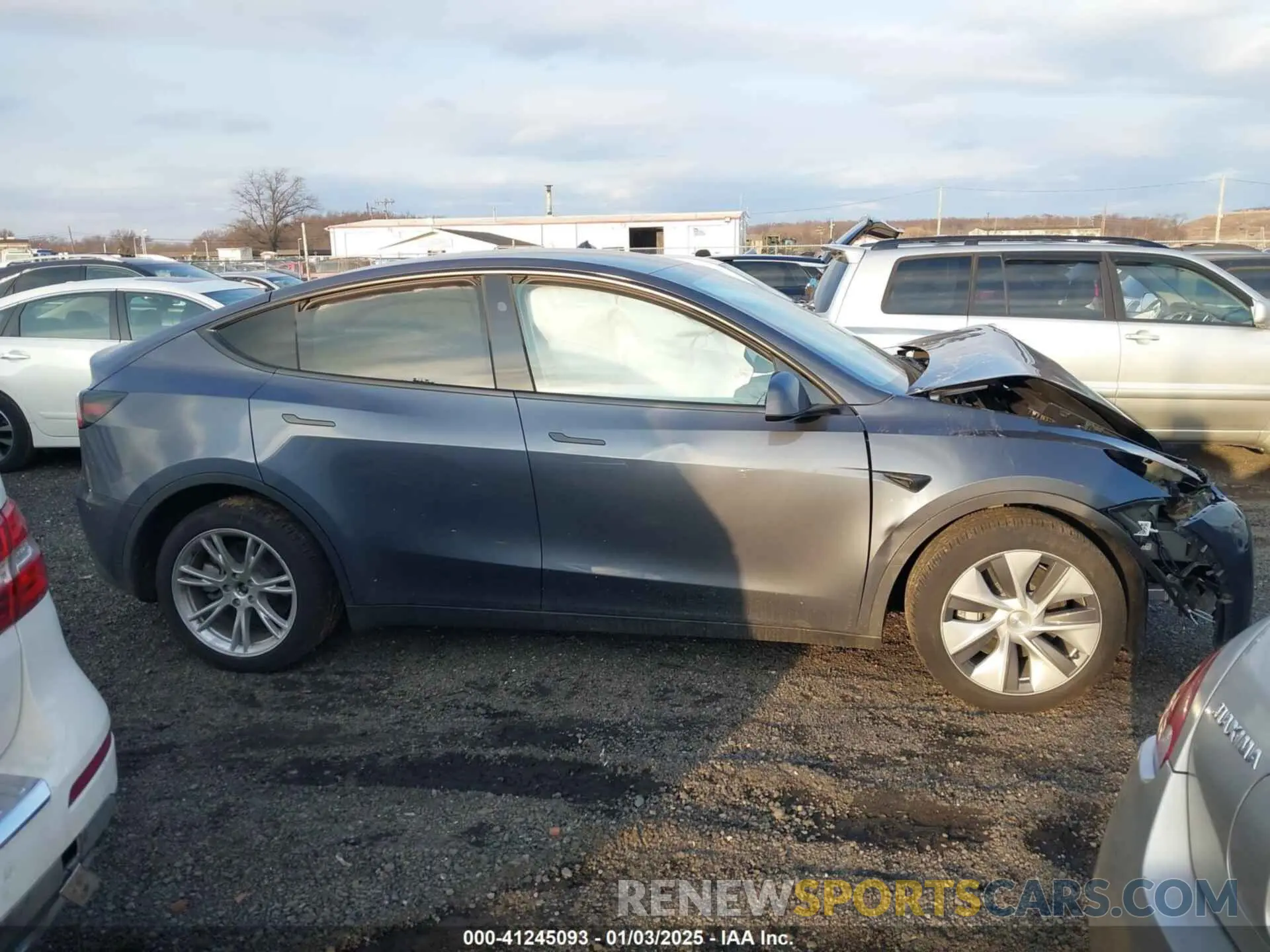 12 fotografías del automóvil dañado 7SAYGDEE2RA217008 TESLA MODEL Y 2024