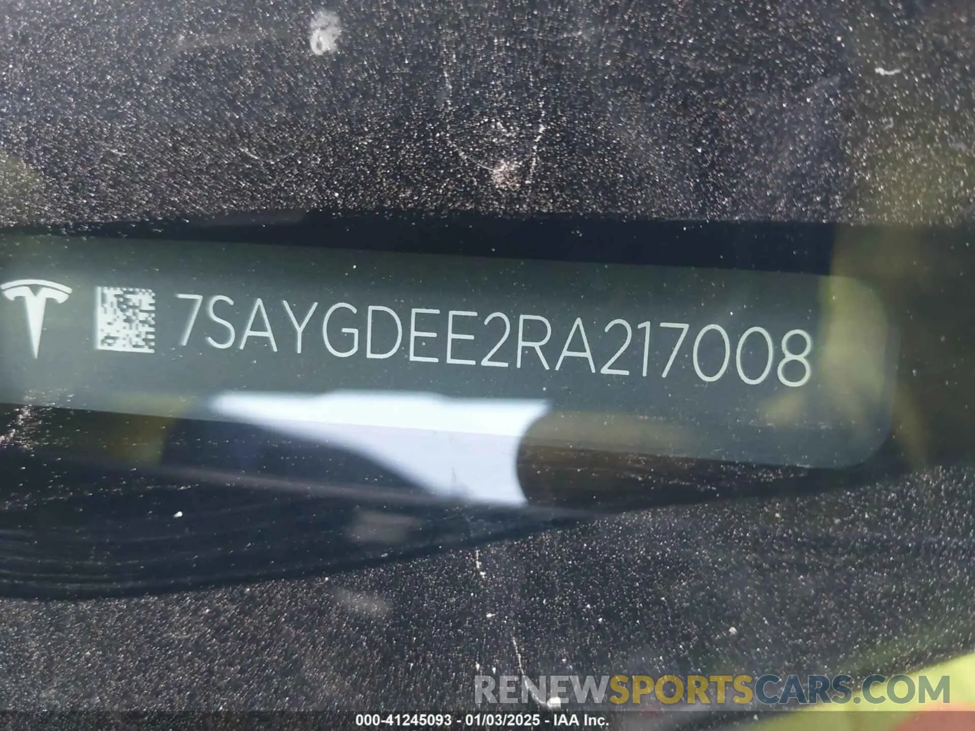 9 fotografías del automóvil dañado 7SAYGDEE2RA217008 TESLA MODEL Y 2024