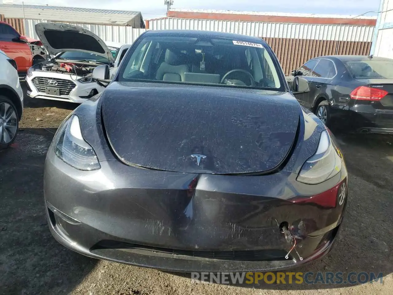5 fotografías del automóvil dañado 7SAYGDEE2RA252101 TESLA MODEL Y 2024